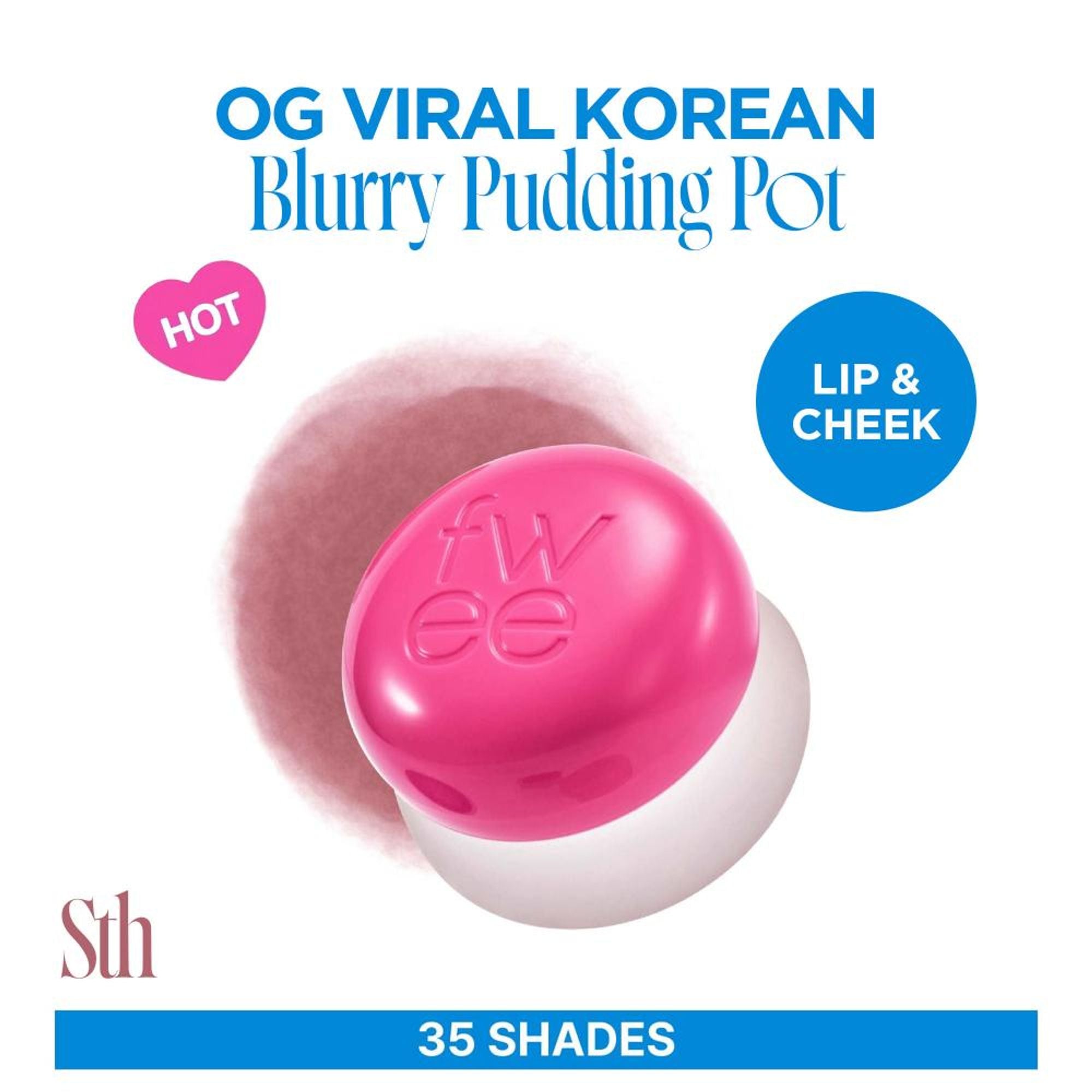 fwee Lip&Cheek Blurry Pudding Pot - Sth