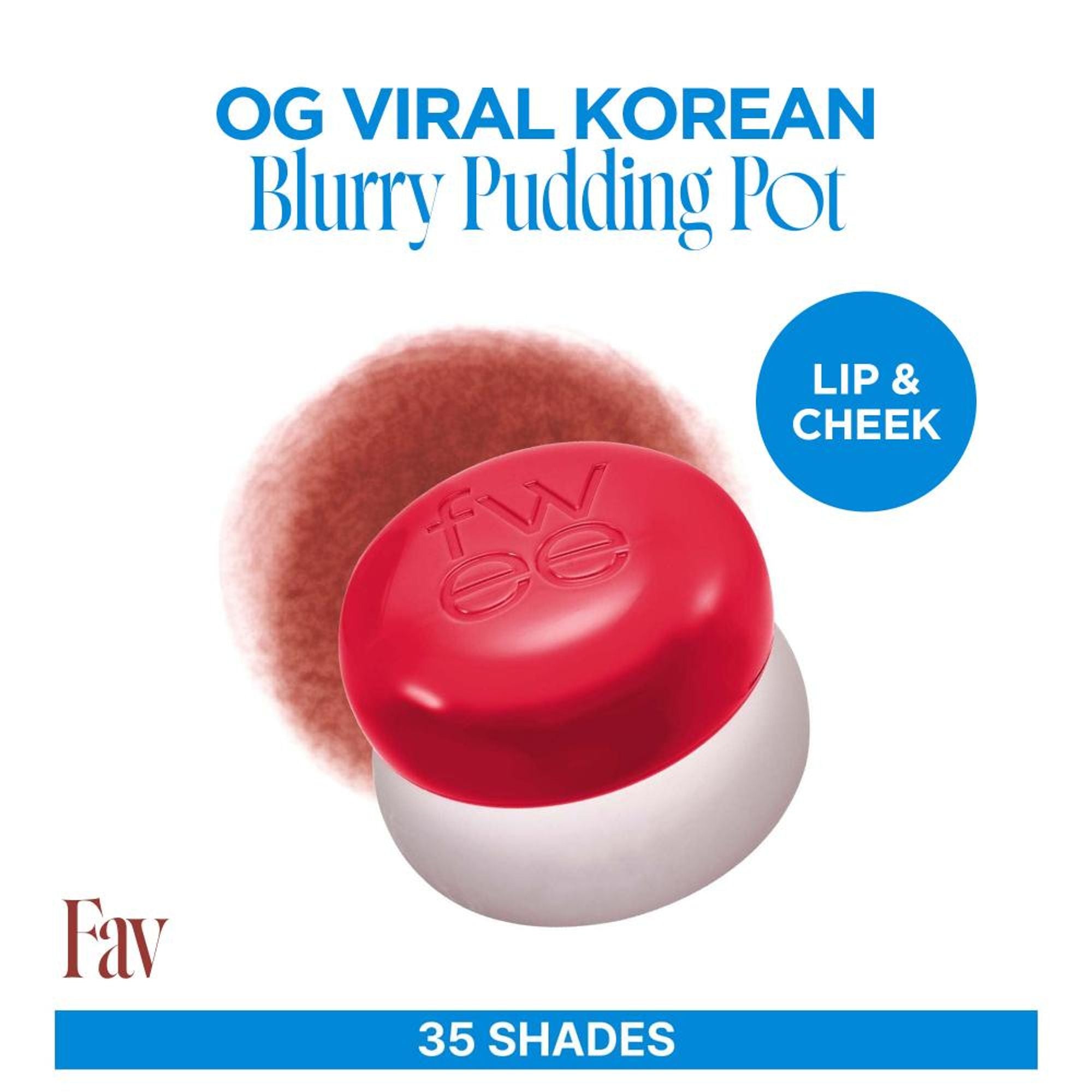 fwee Lip&Cheek Blurry Pudding Pot - Fav