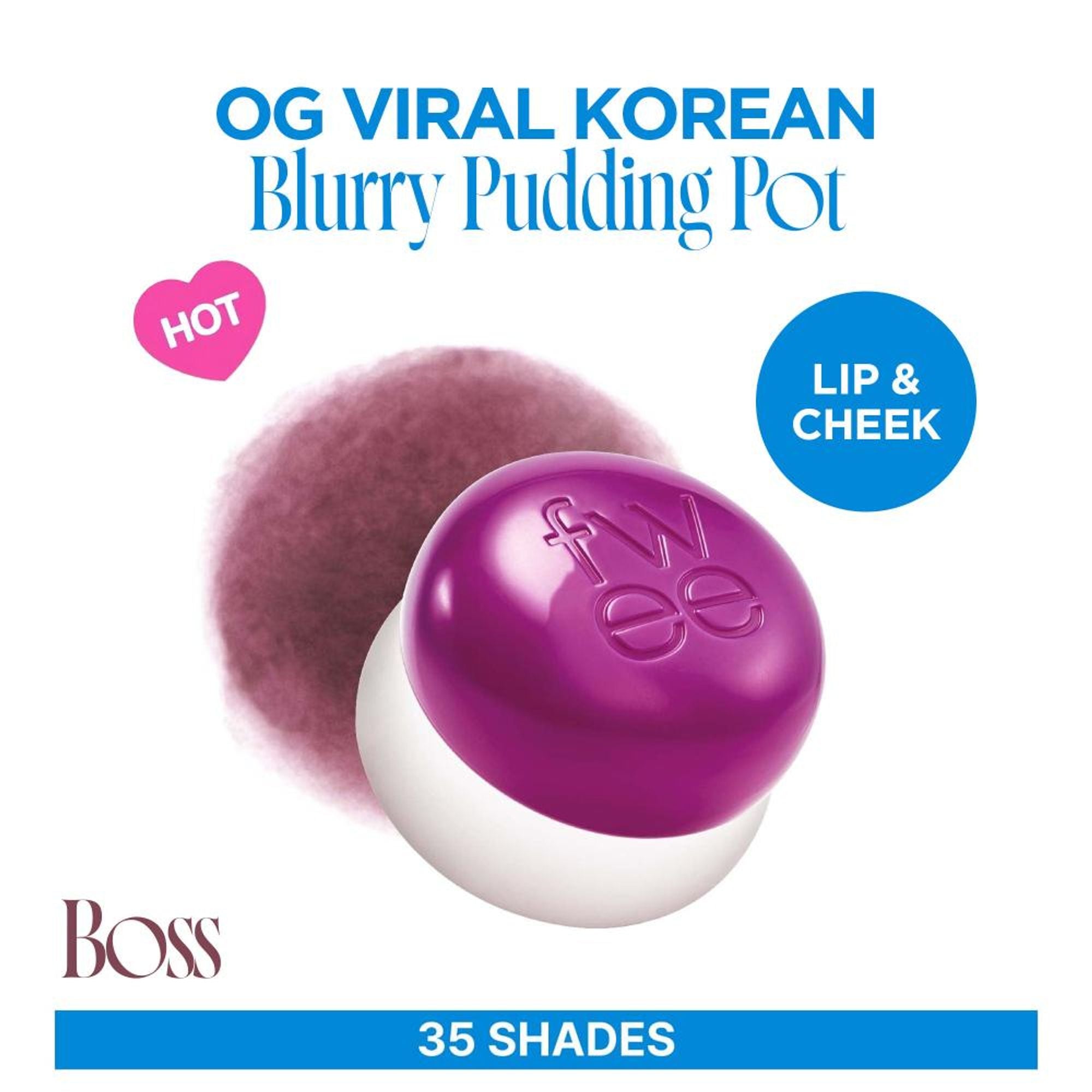fwee Lip&Cheek Blurry Pudding Pot - Boss