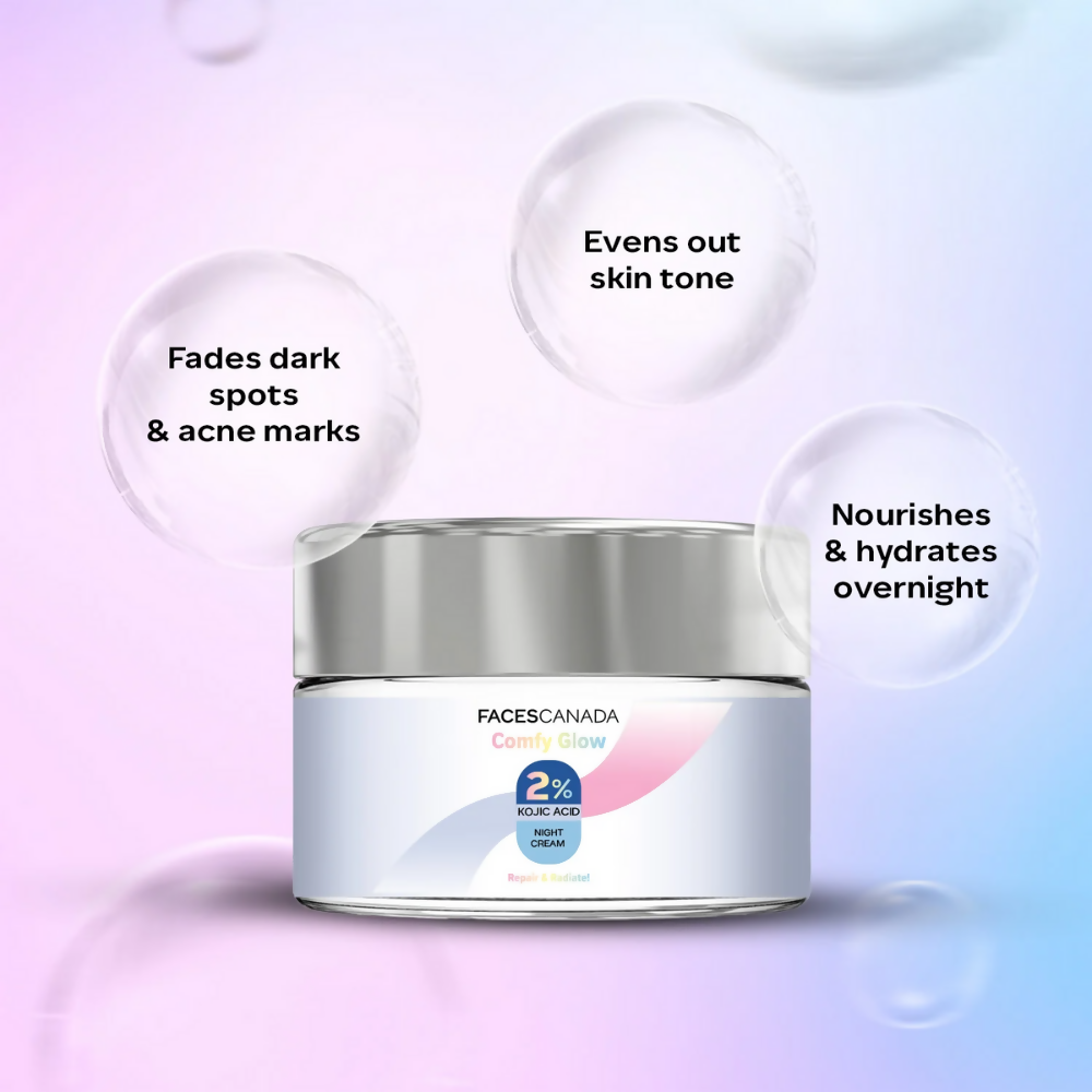 Faces Canada Comfy Glow 2% Kojic Acid Night Cream
