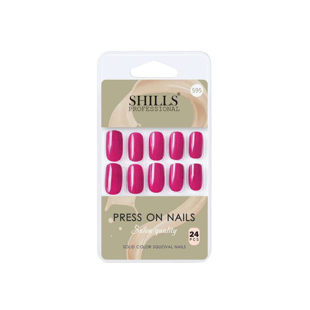 Shills Professional Reusable Press On Nails Square - SPN595