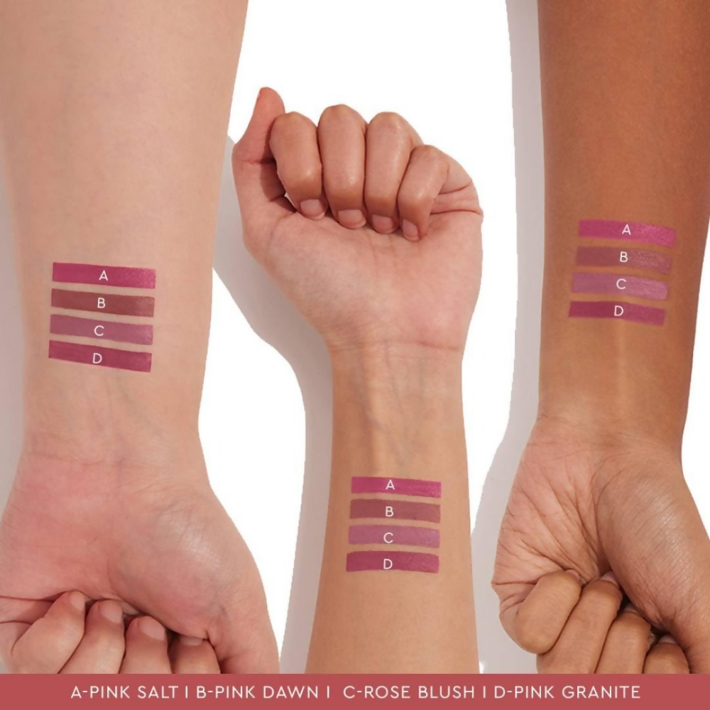 Kiro Four Play Non-Stop Airy Matte Liquid Lip Stack – Paramount Pink