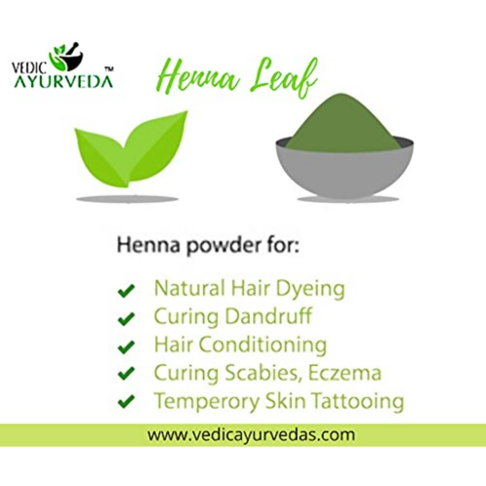 VedicAyurveda Henna Leaf Powder