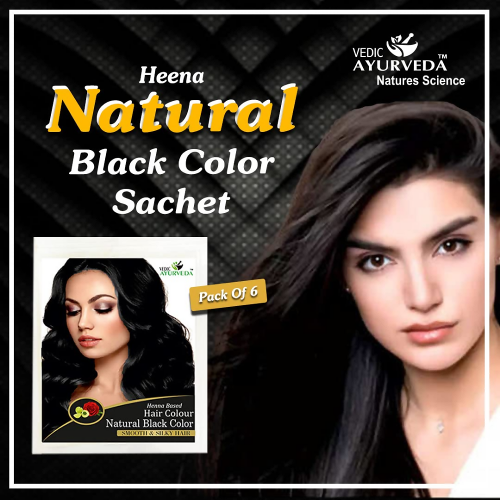 VedicAyurveda Henna Hair Color - Black