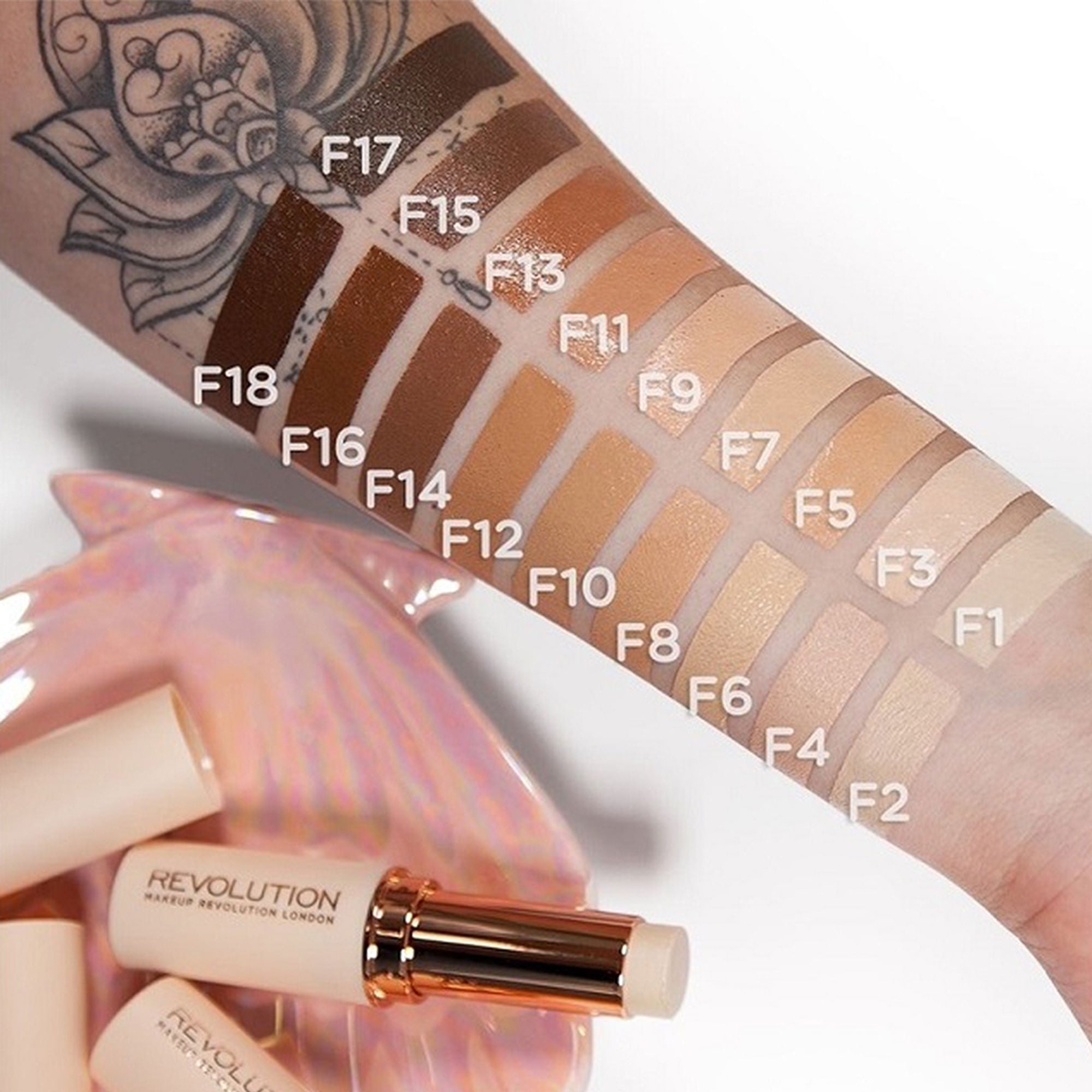 Makeup Revolution Fast Base Stick Foundation - F12