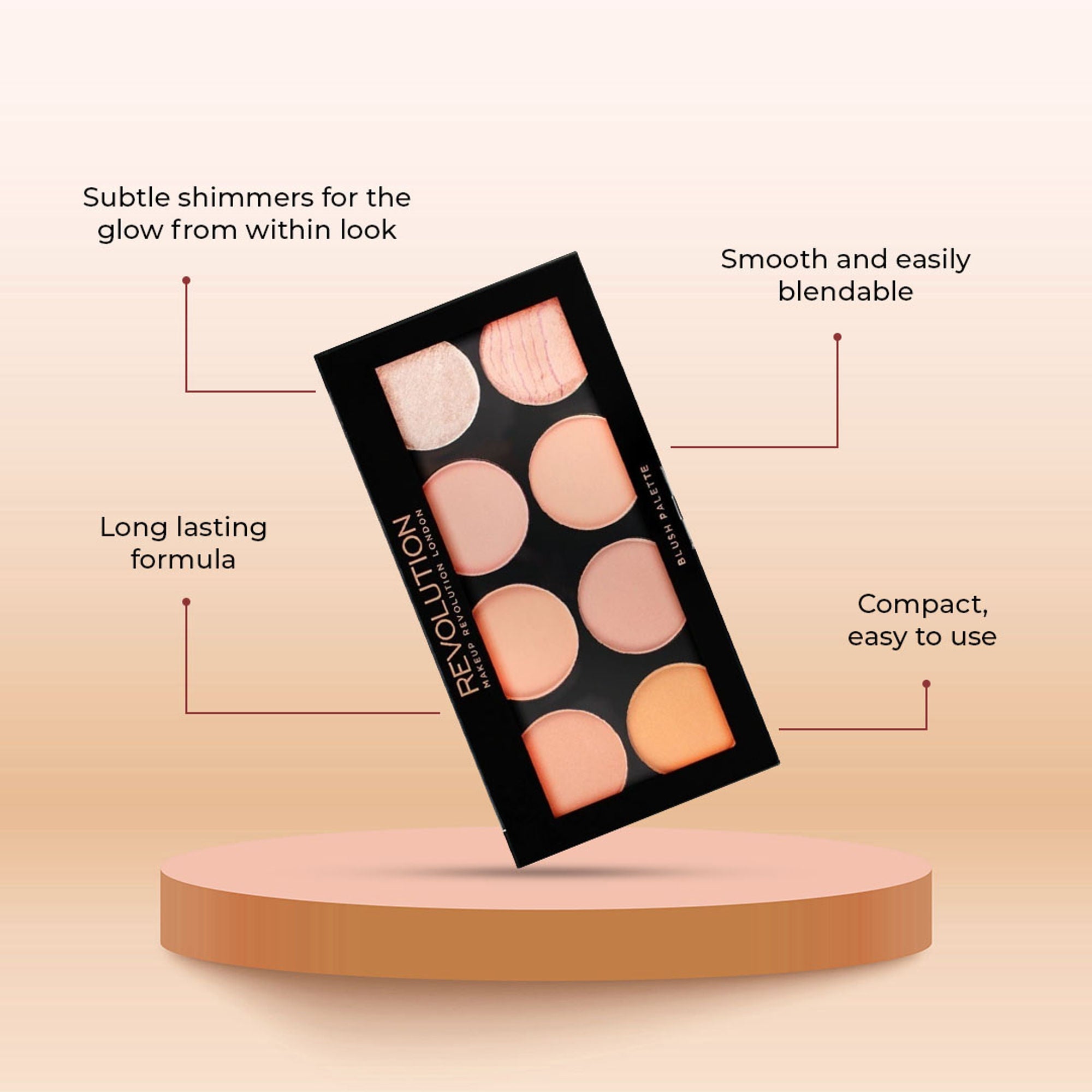 Makeup Revolution Ultra Blush and Contour Palette - Hot Spice