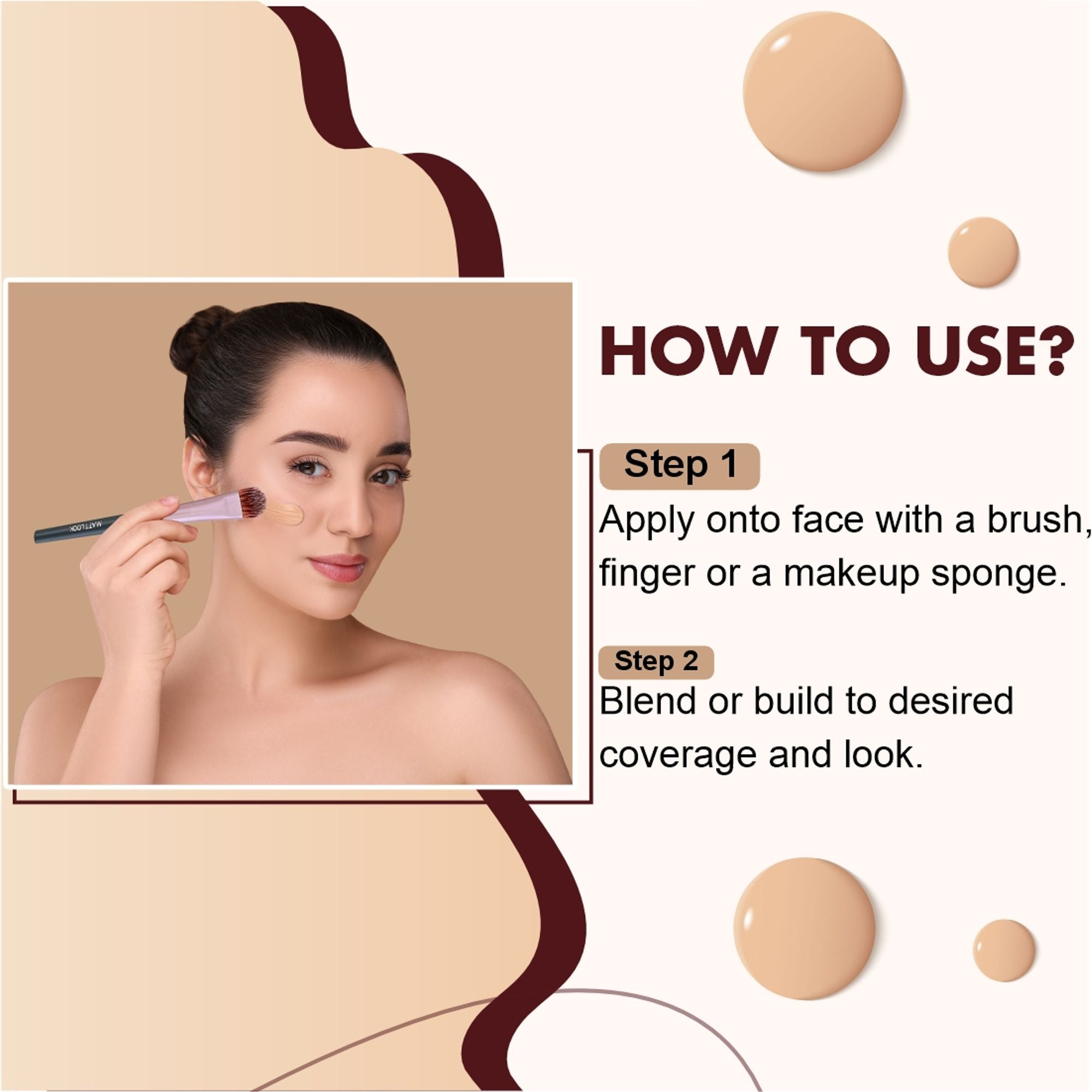 Matt Look True Cover Camouflage 24Hrs Long Stay Foundation - Sun Beige