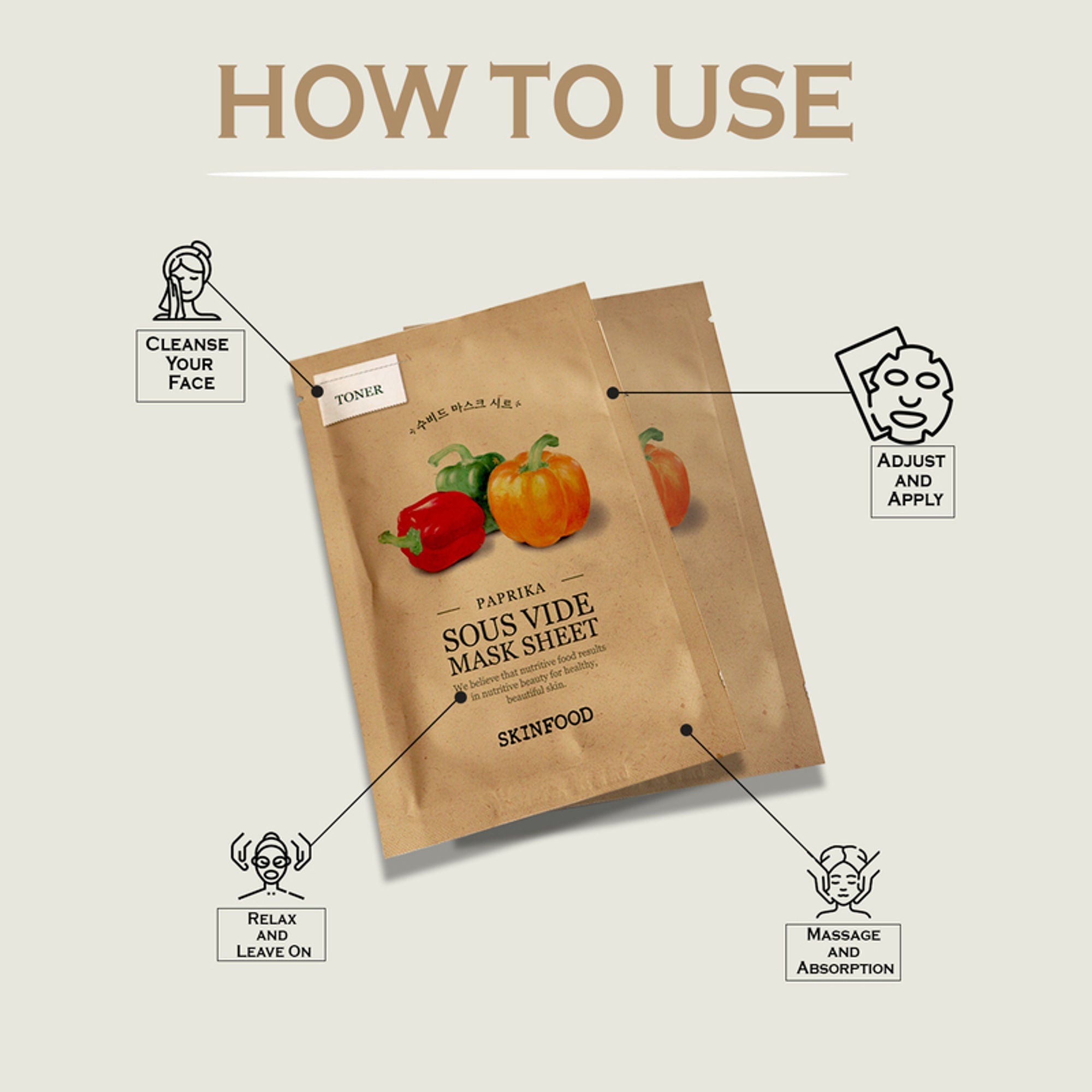 Skinfood Sous Vide Mask Sheet - Paprika