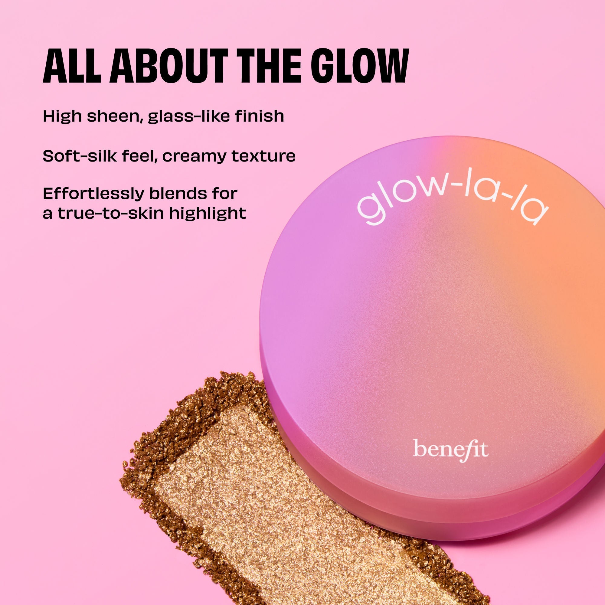 Benefit Cosmetics Glow-La-La Velvet Gleam Highlighter - Nova