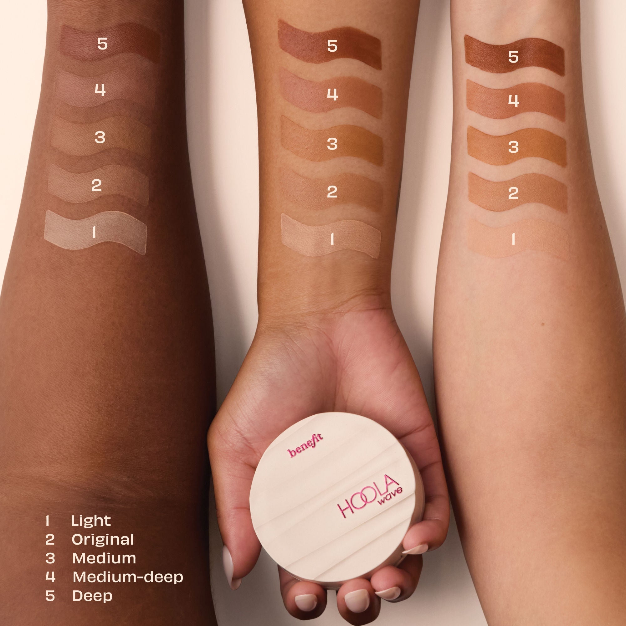 Benefit Cosmetics Hoola Wave Cream Bronzer Balm Creamy Bronzing Balm - Deep
