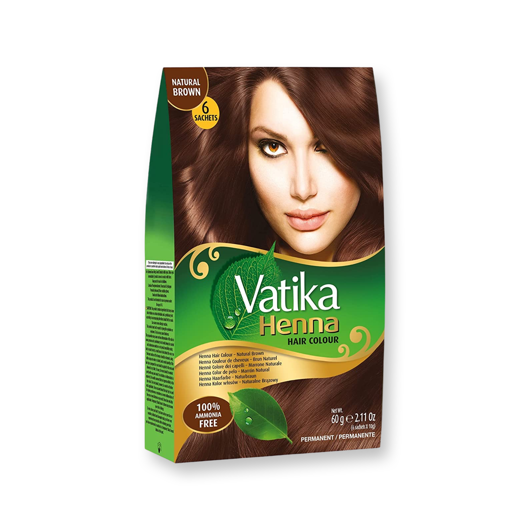 Dabur Vatika Henna Natural brown Hair colour 60g
