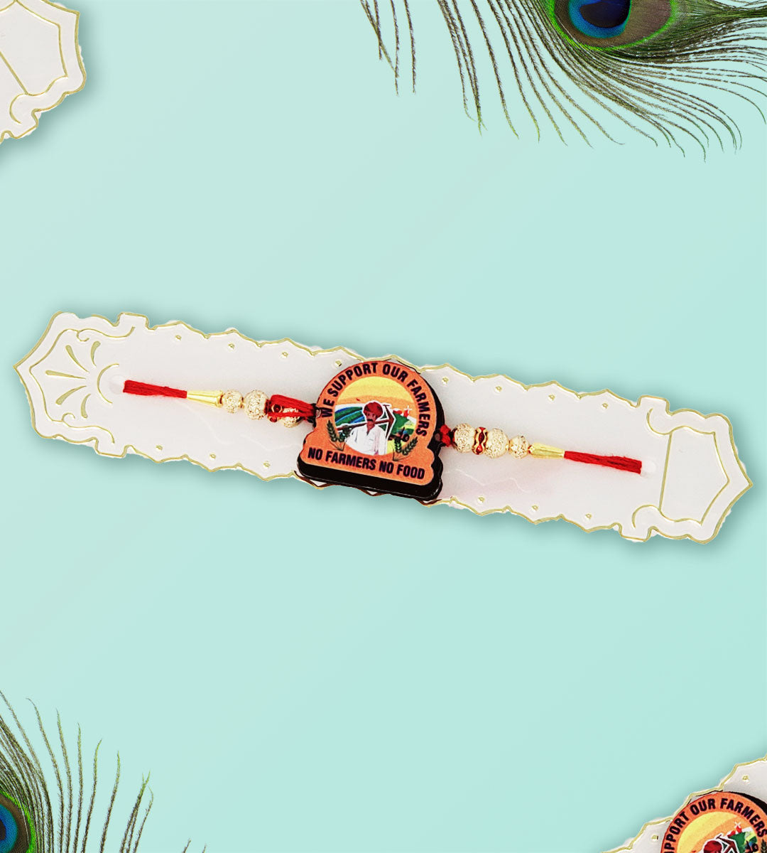 Support Farmer Stone Rakhi