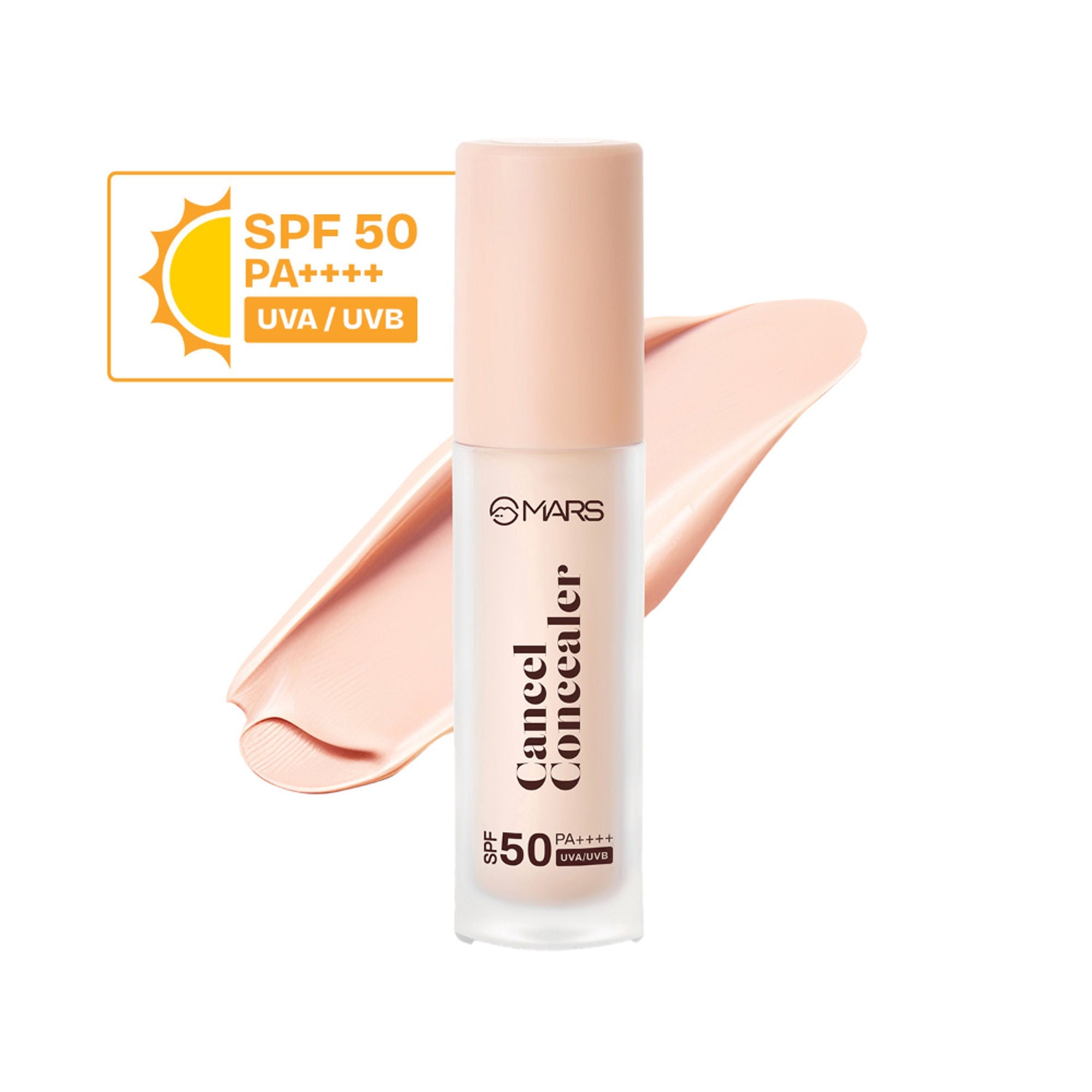 MARS Cosmetics SPF 50 PA++++ Cancel Concealer - 01-Veil