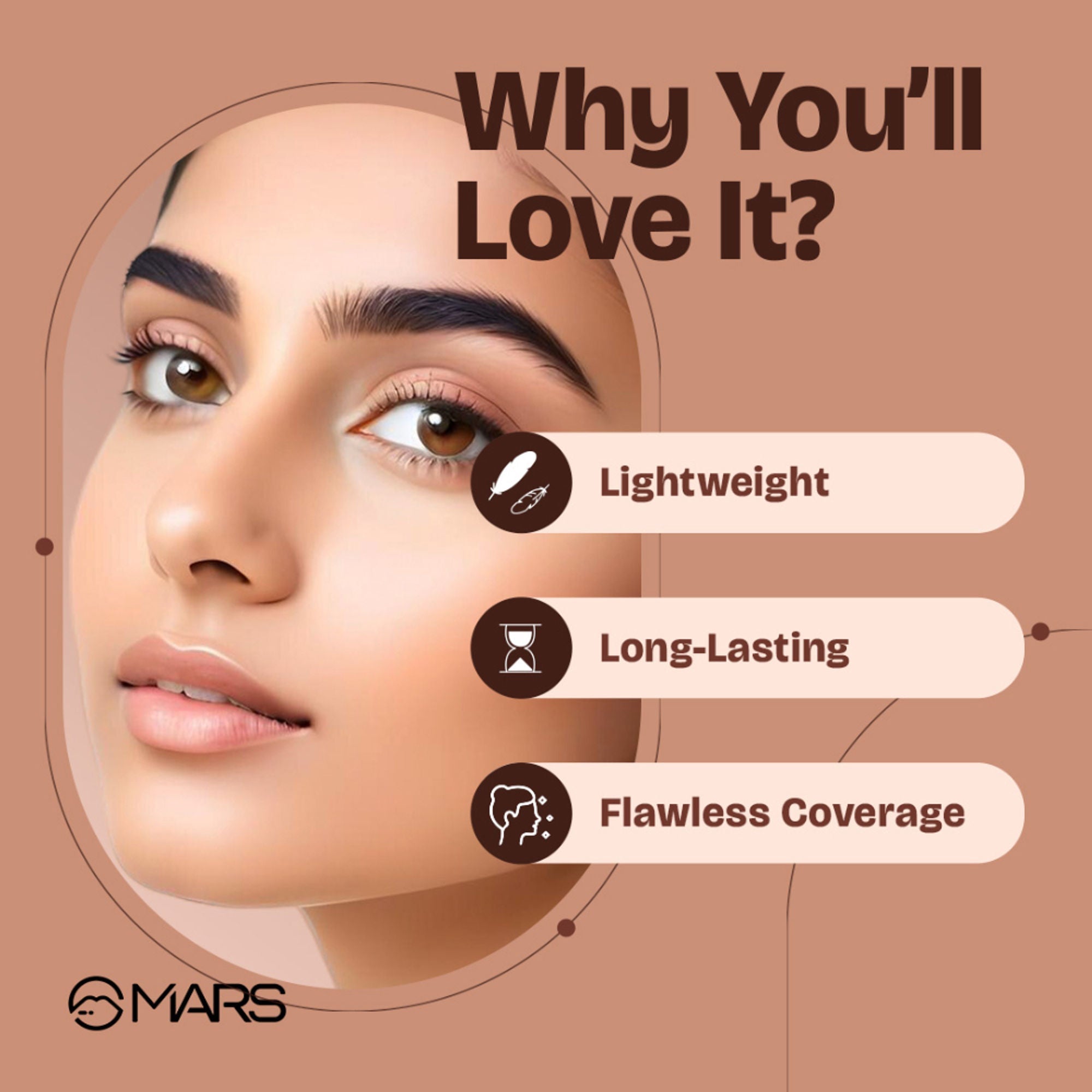 MARS Cosmetics SPF 50 PA++++ Cancel Concealer - 08 Espresso Elegance