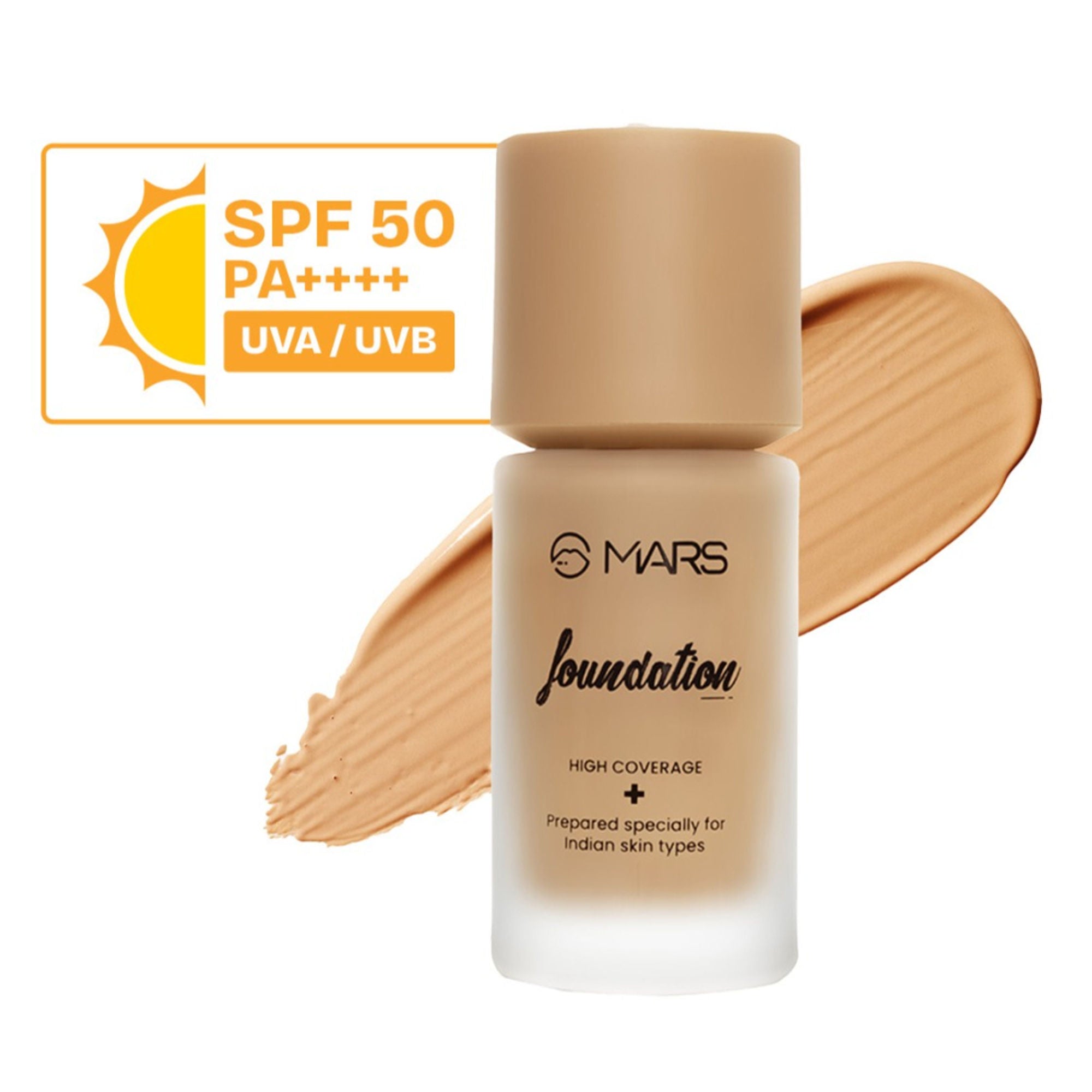 MARS Cosmetics SPF50 PA++++ High Coverage Liquid Foundation - 5.5