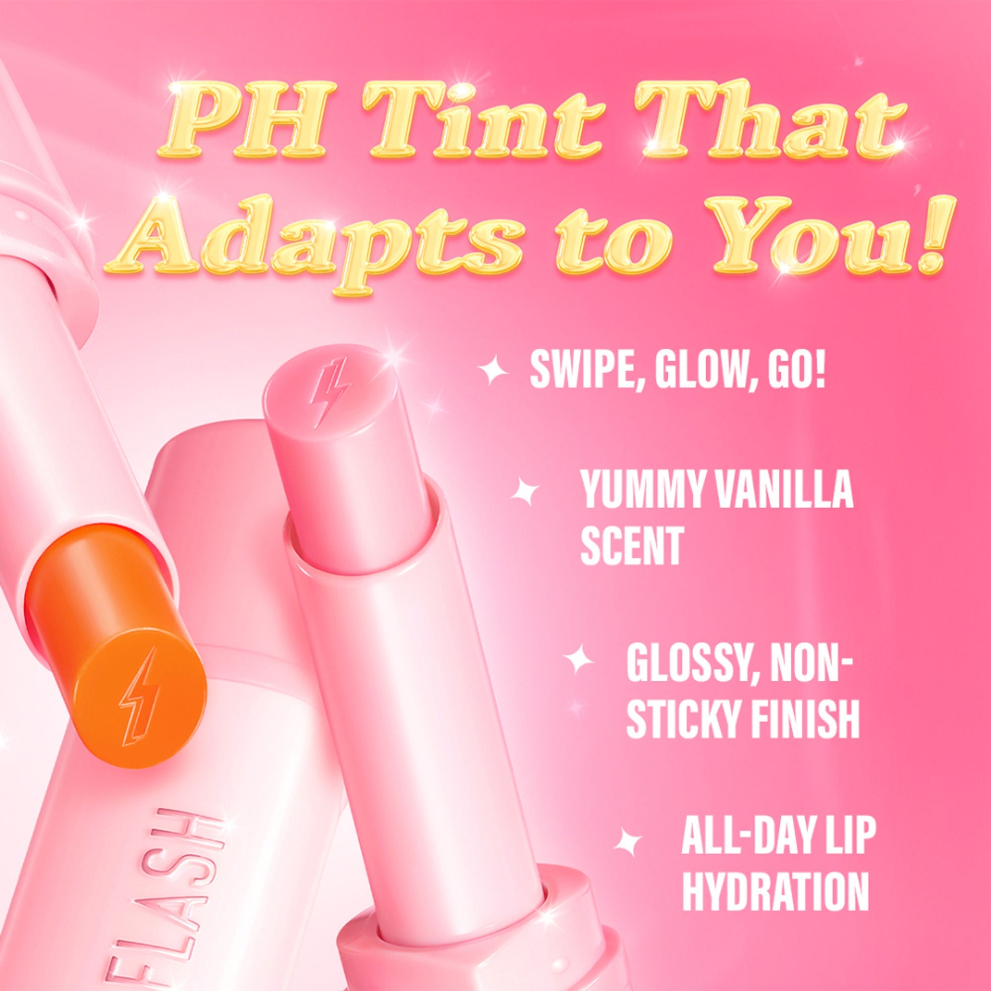 PINKFLASH Color Reviving Lip Balm - Or01 Sunset Orange