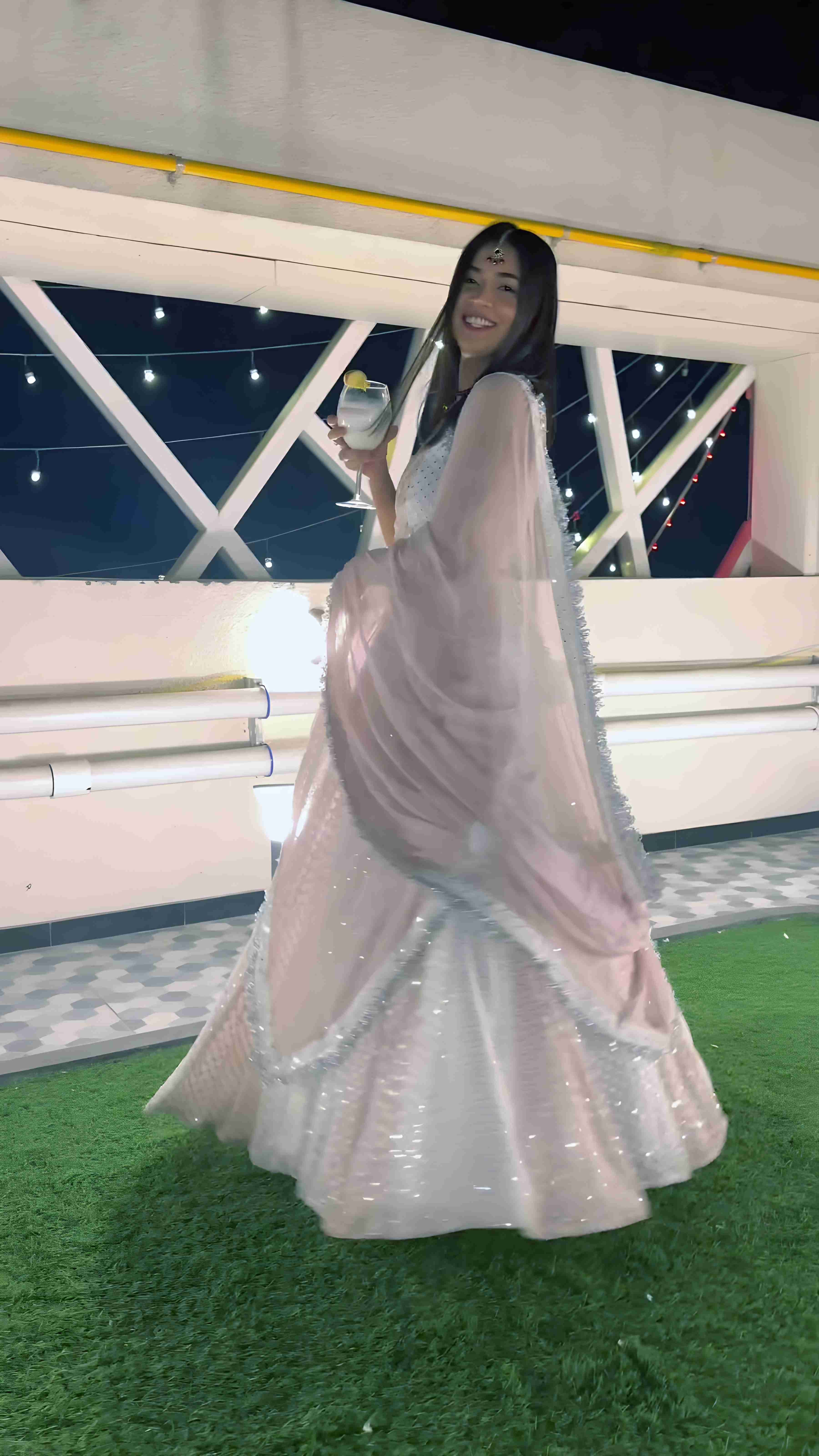 Aastha fashion multi faux georgette lehanga blouse fabric embroidery work