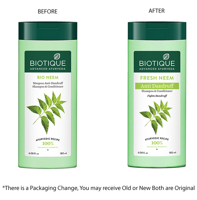 Biotique Bio Neem Margosa Anti Dandruff Shampoo & Conditioner