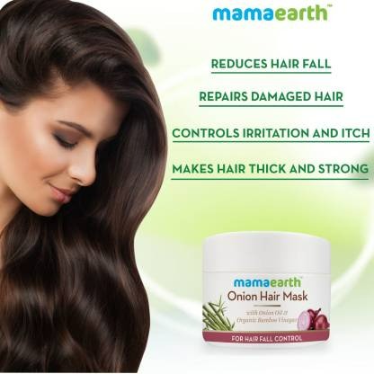 Mamaearth Onion Hair Mask For Hairfall Control (200 gm)