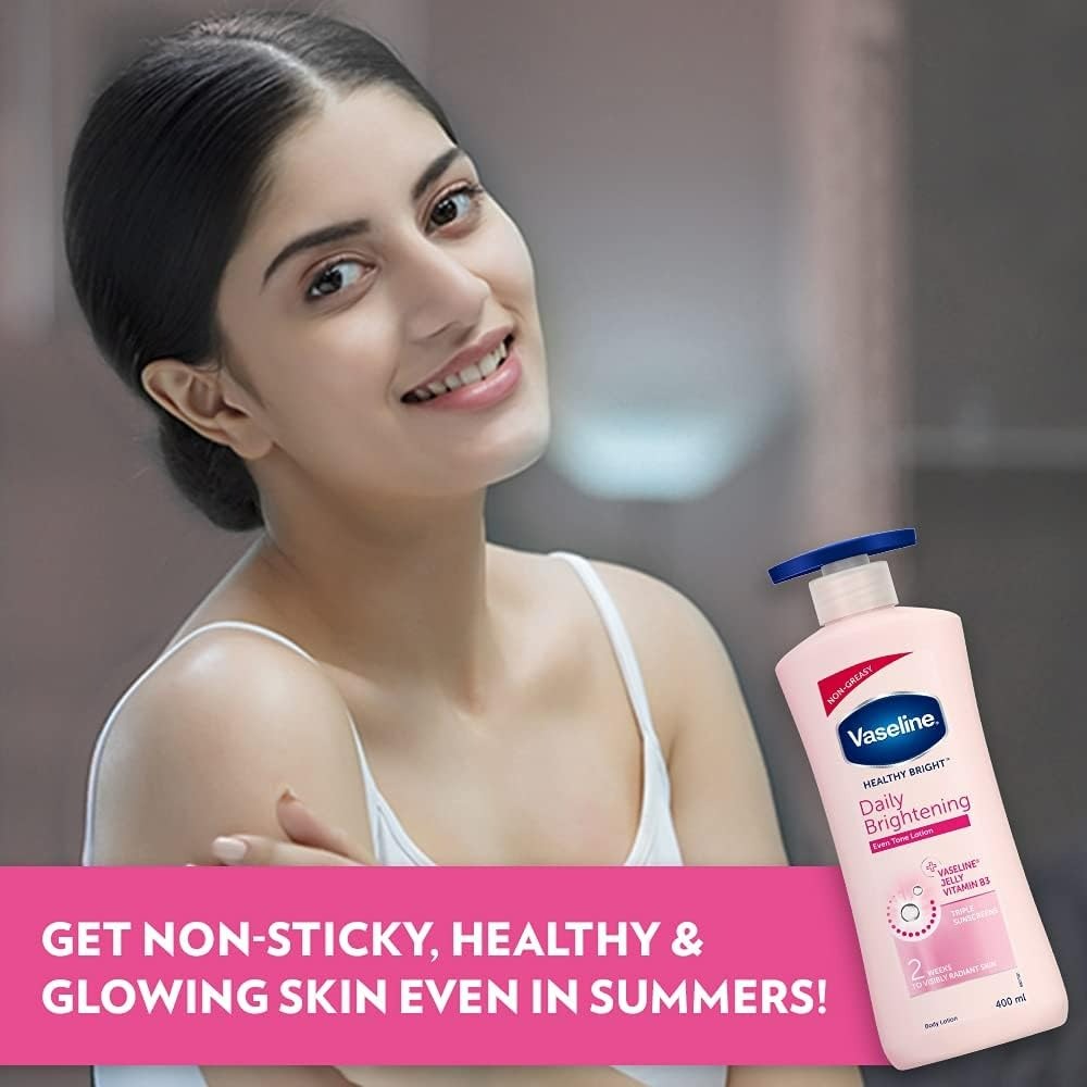 Vaseline Healthy Bright Daily Brightening Body Lotion (400 ml)