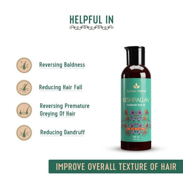 Avimee Herbal Keshpallav Hair Oil for Hair Growth