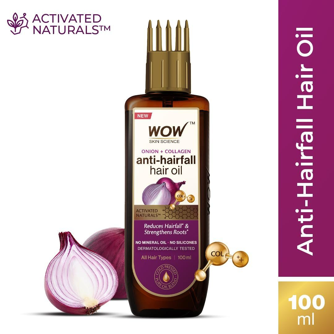 Wow Skin Science Onion Black Seed Hair Oil