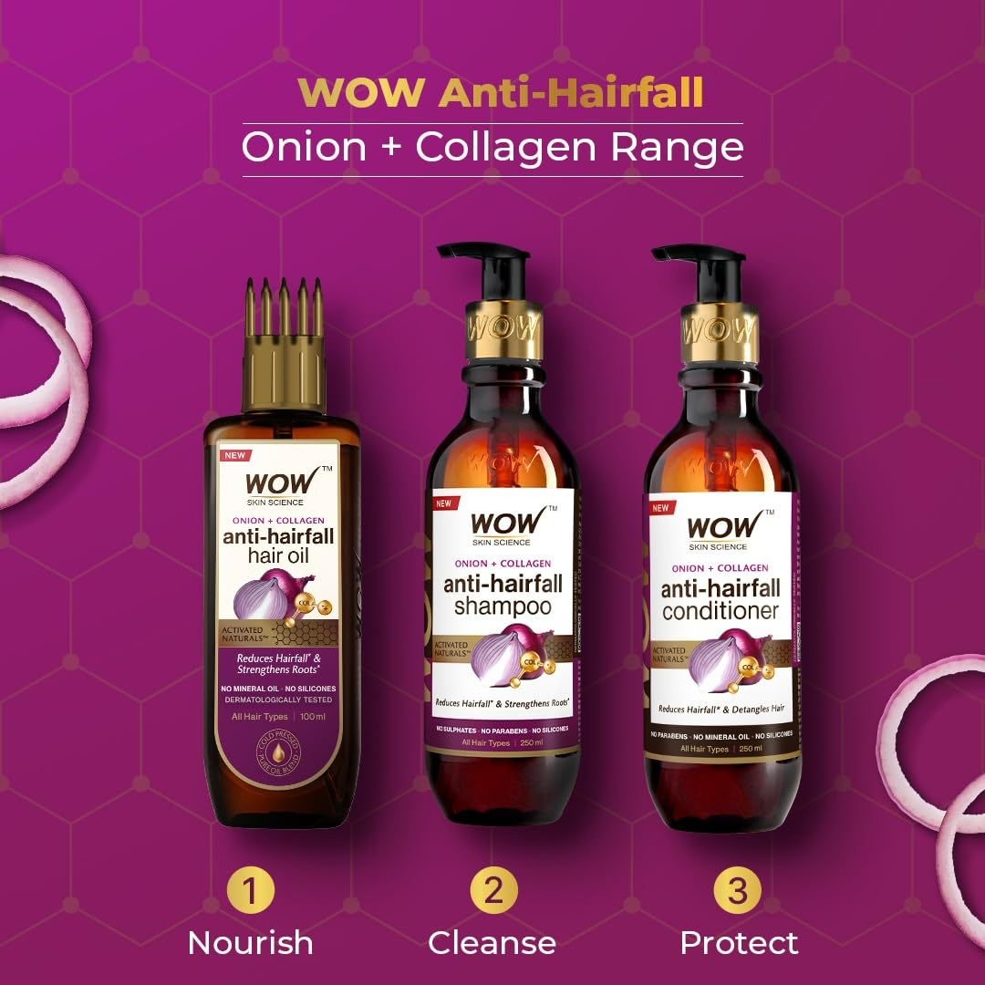 Wow Skin Science Onion Black Seed Hair Oil