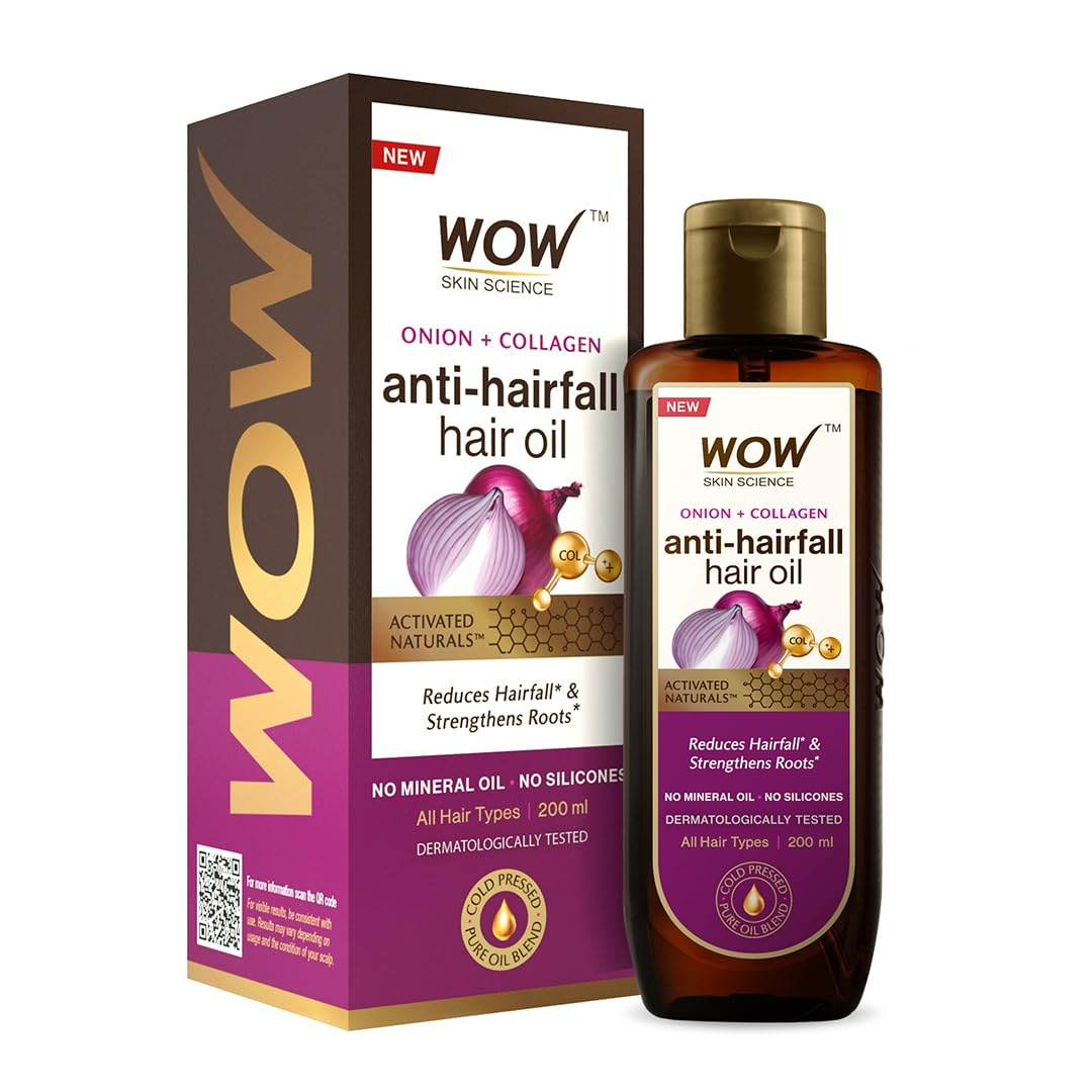 Wow Skin Science Onion Black Seed Hair Oil