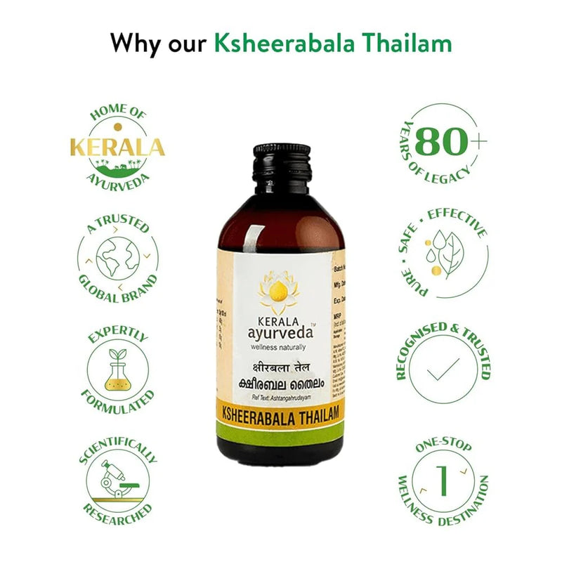 Kerala Ayurveda Ksheerabala Thailam