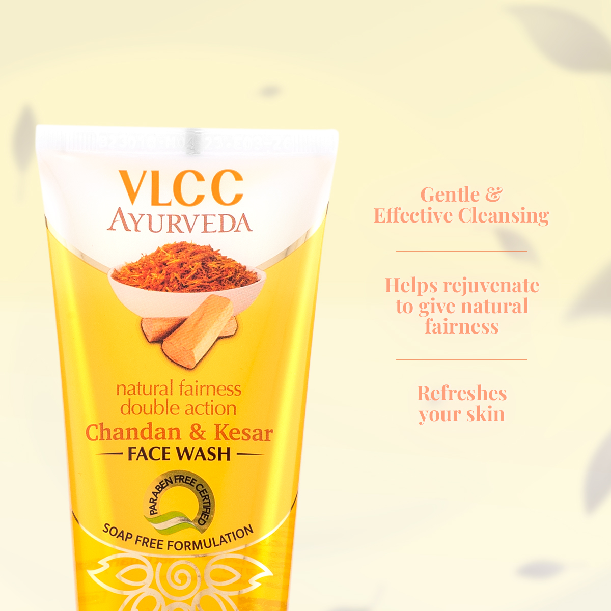 VLCC Ayurveda Natural Chandan & Kesar Face Wash