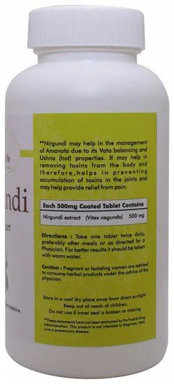 Ayurvedic Life Nirgundi Joint Support Tablets