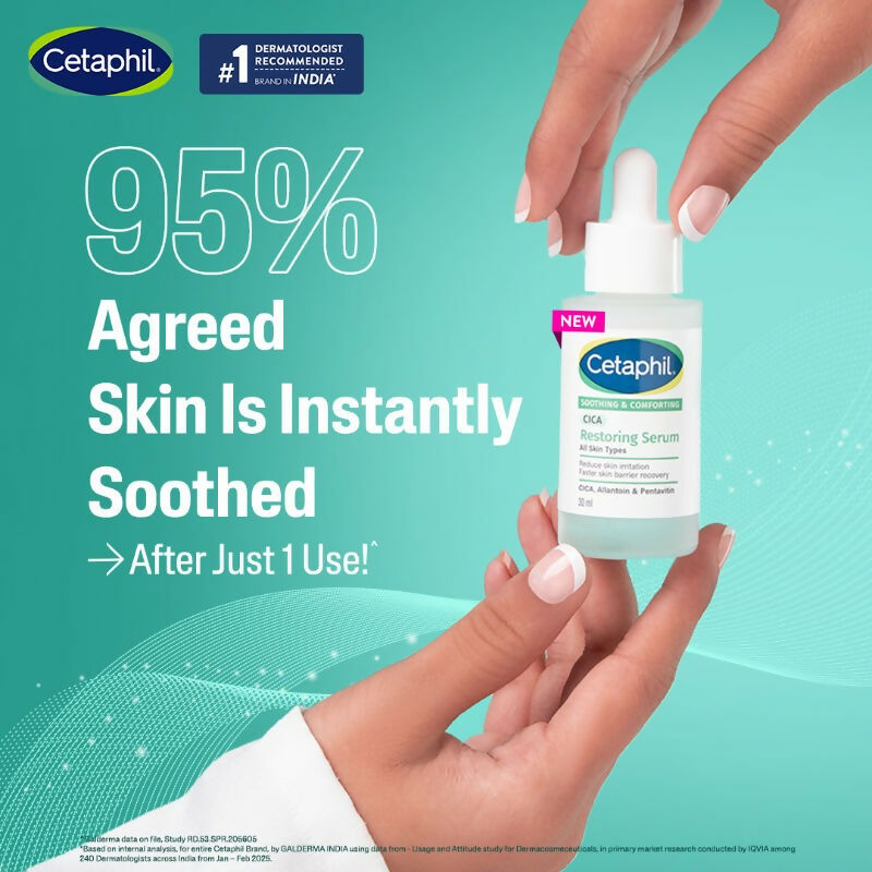 Cetaphil CICA Serum, Faster Barrier Recovery, Reduces Irritation