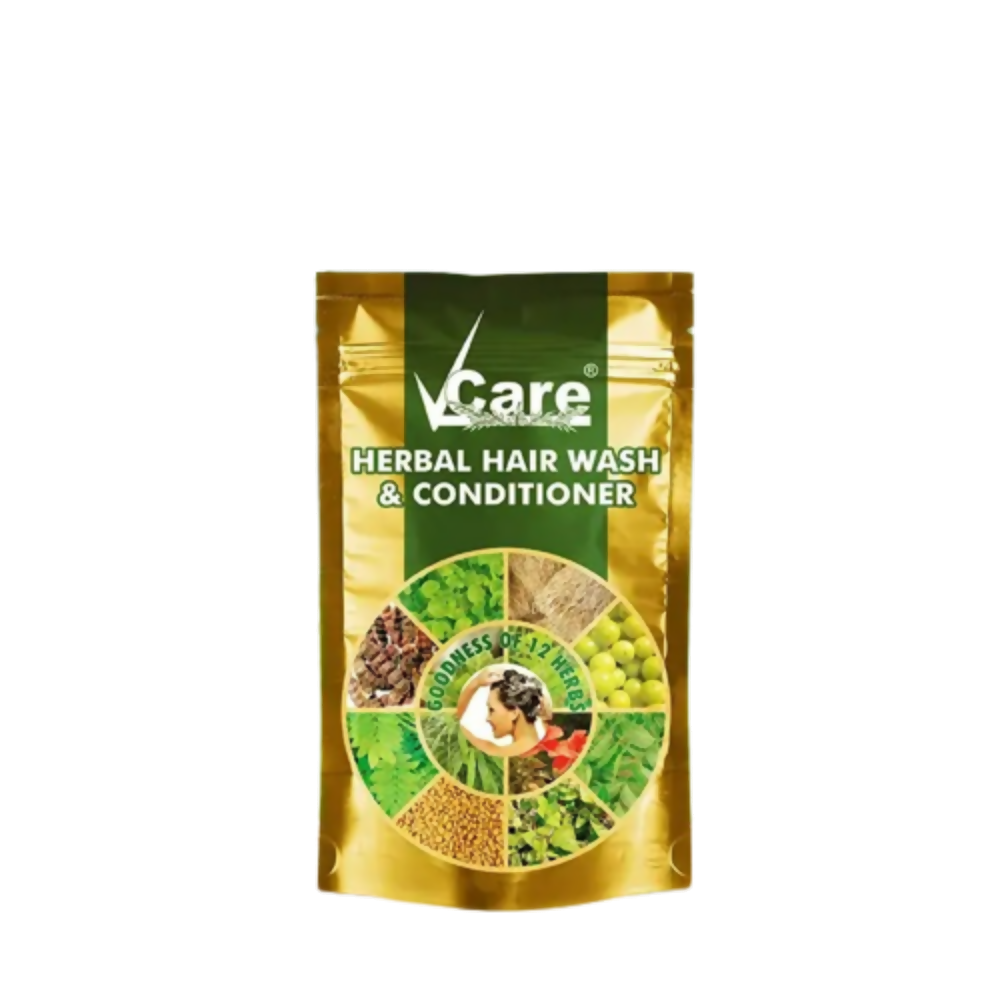VCare Herbal Hair Wash Powder And Conditioner