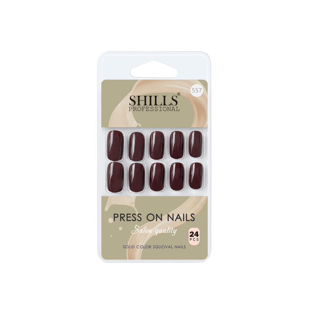 Shills Professional Reusable Press On Nails Square - SPN557