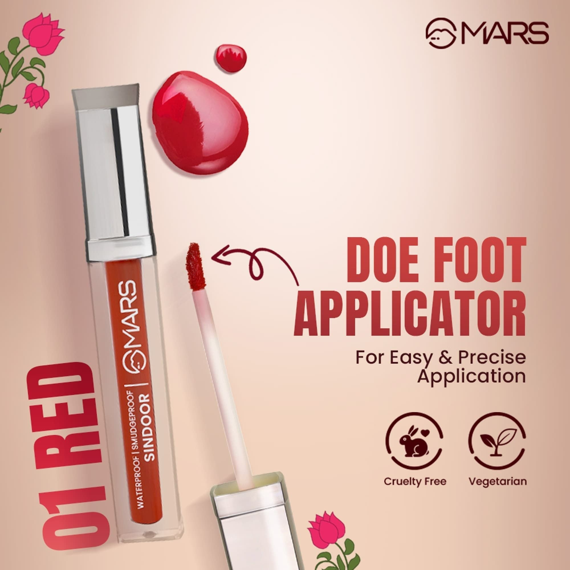 MARS Cosmetics Riwaj Liquid Sindoor - Red
