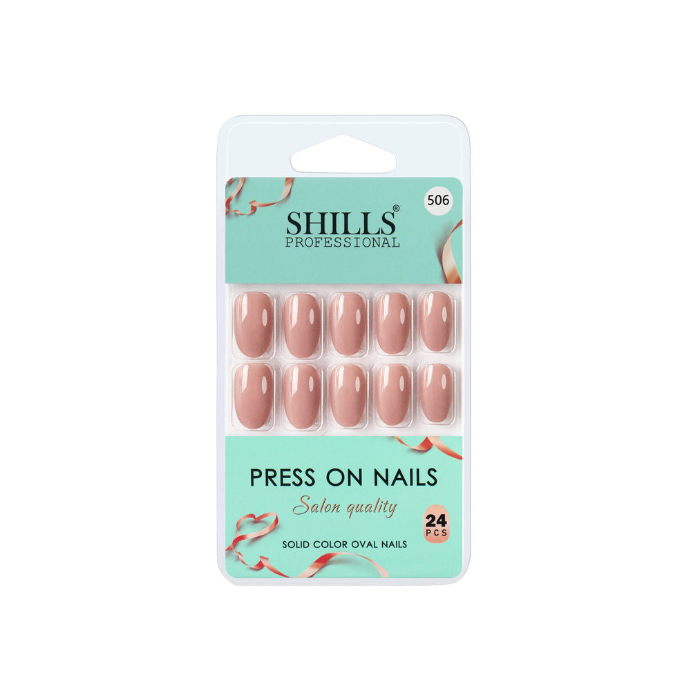 Shills Professional Reusable Press On Nails Oval - SPN506