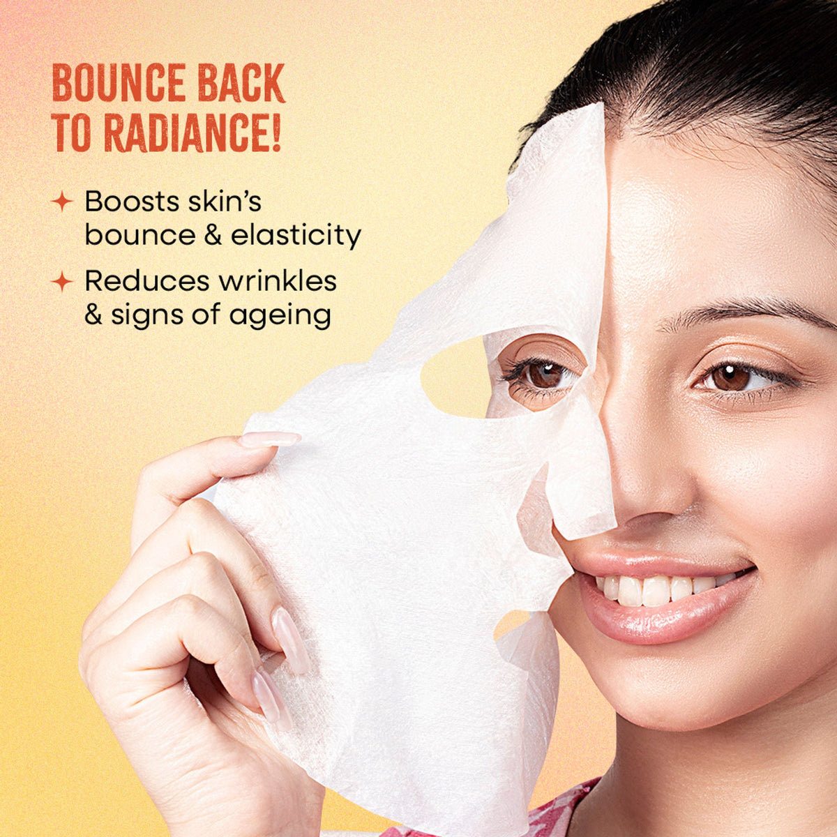 Nykaa Green Tea + Aloe Vera Sheet Mask For Hydrated Skin - Formulated in Korea - For All Skin Types - Collagen + Grapefruit