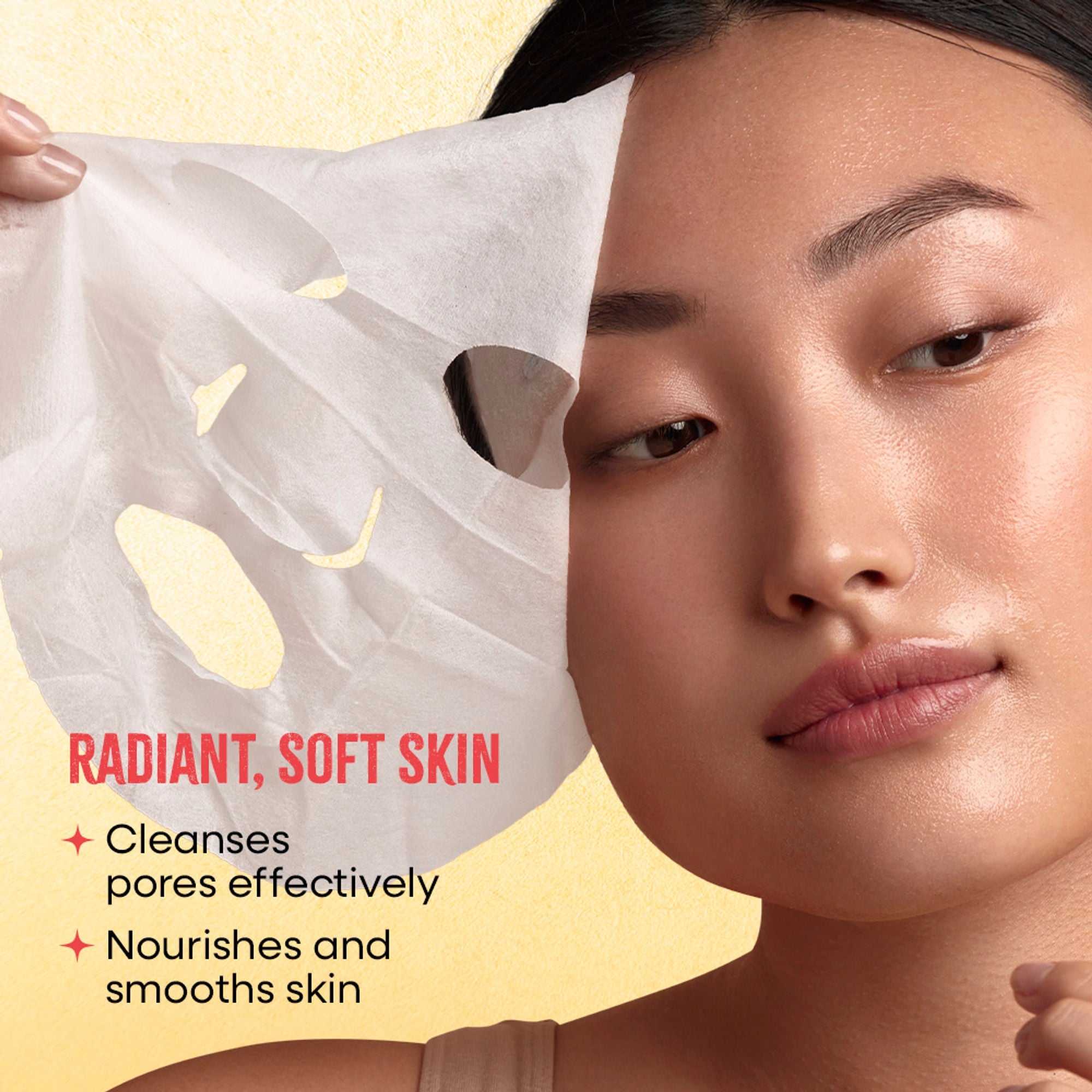 Nykaa Green Tea + Aloe Vera Sheet Mask For Hydrated Skin - Formulated in Korea - For All Skin Types - Saffron & Honey