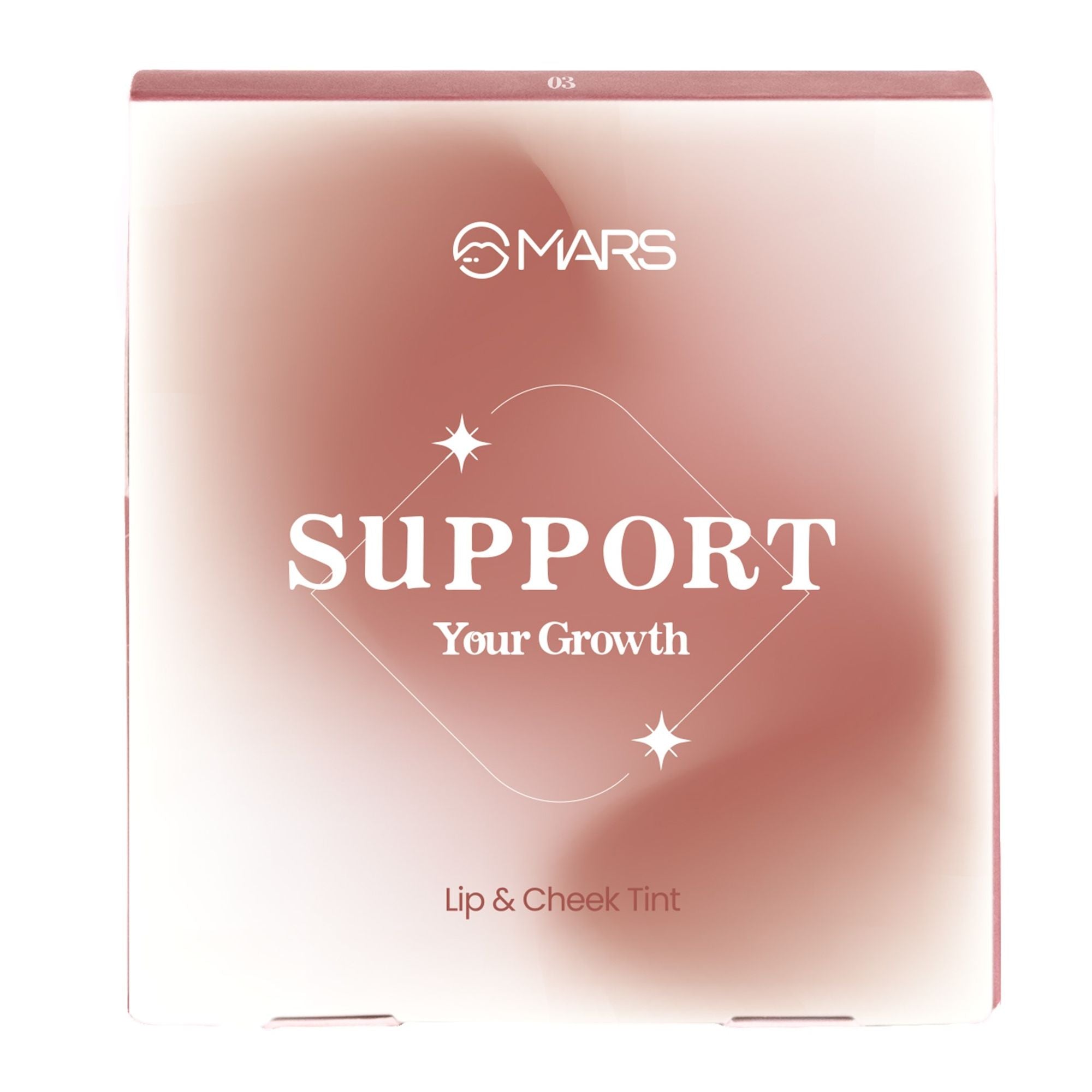 MARS Cosmetics Lip & Cheek Tint for Bold Pop Color - 03-Cinnamon Glow