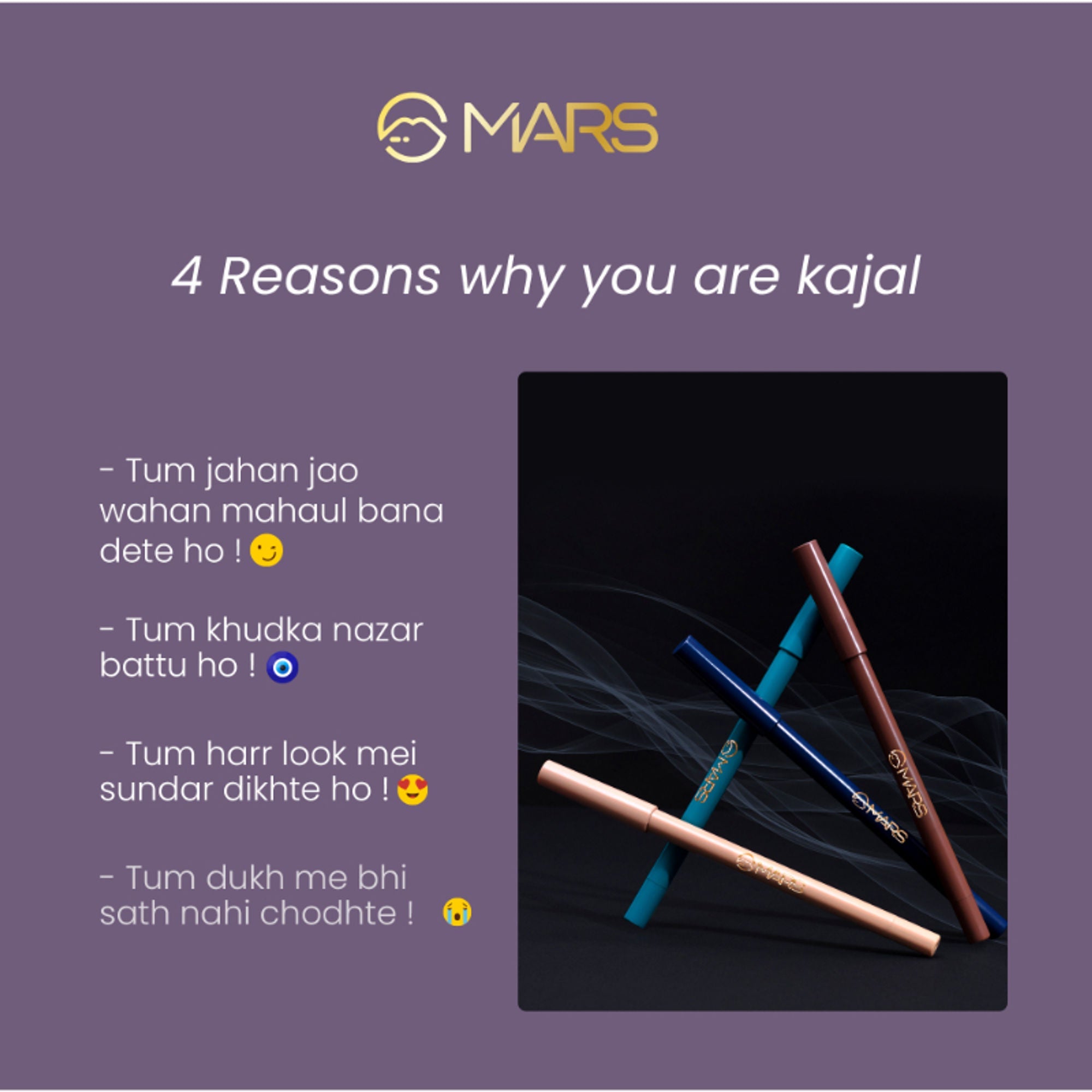 MARS Cosmetics Won't Smudge Won't Budge Kajal - Midnight Dreams