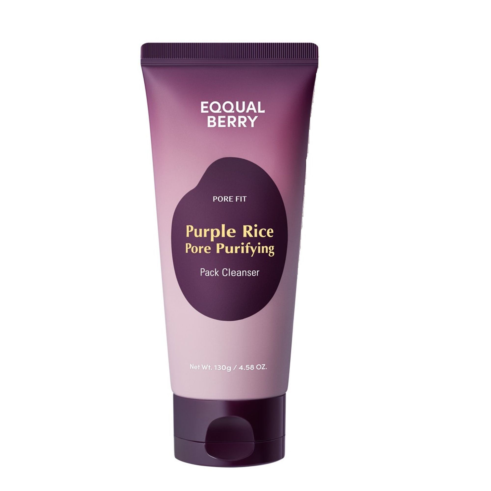 Eqqualberry Purple Rice Pore Purifying Cleanser – Deep Pore Care & Sebum Control