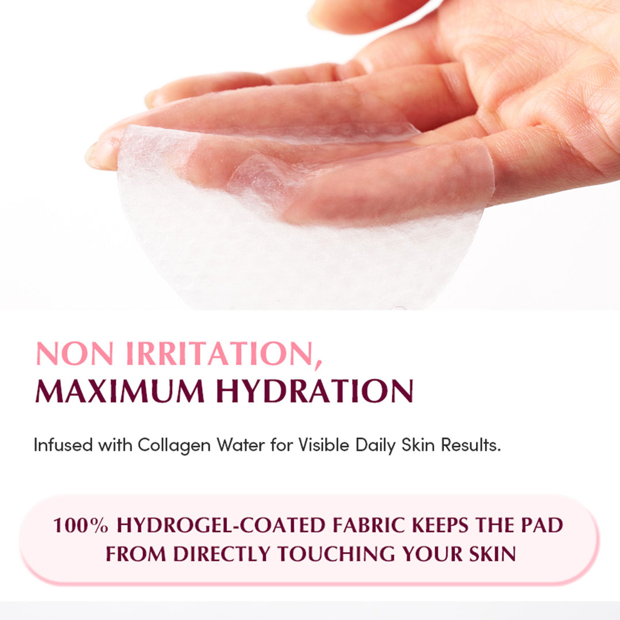 Eqqualberry Collagen Pore Tight-Up Gel Toner Pads – Hydrates & Refines Pores