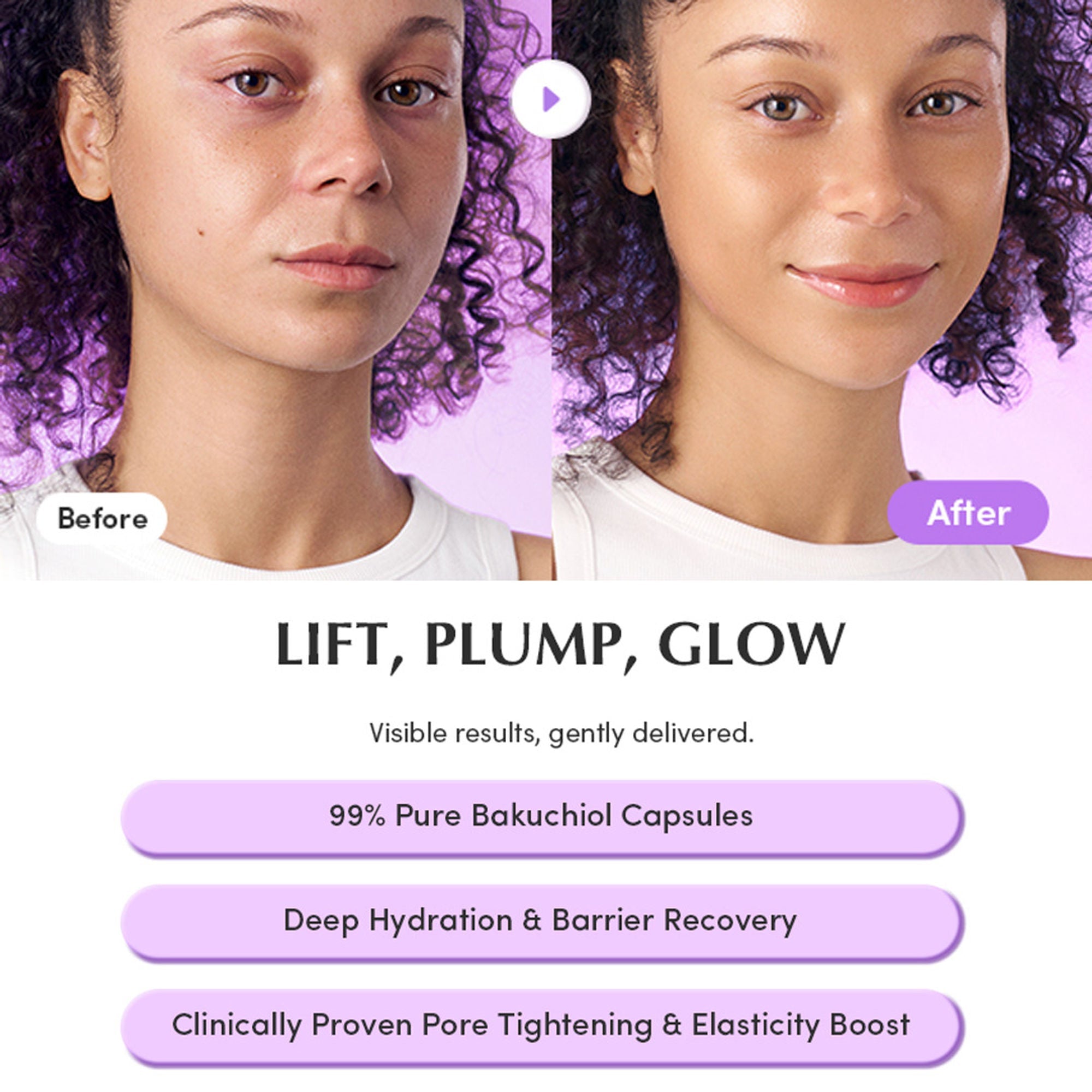 Eqqualberry Bakuchiol Plumping Capsule Cream – Pore Refining & Firming Moisturizer