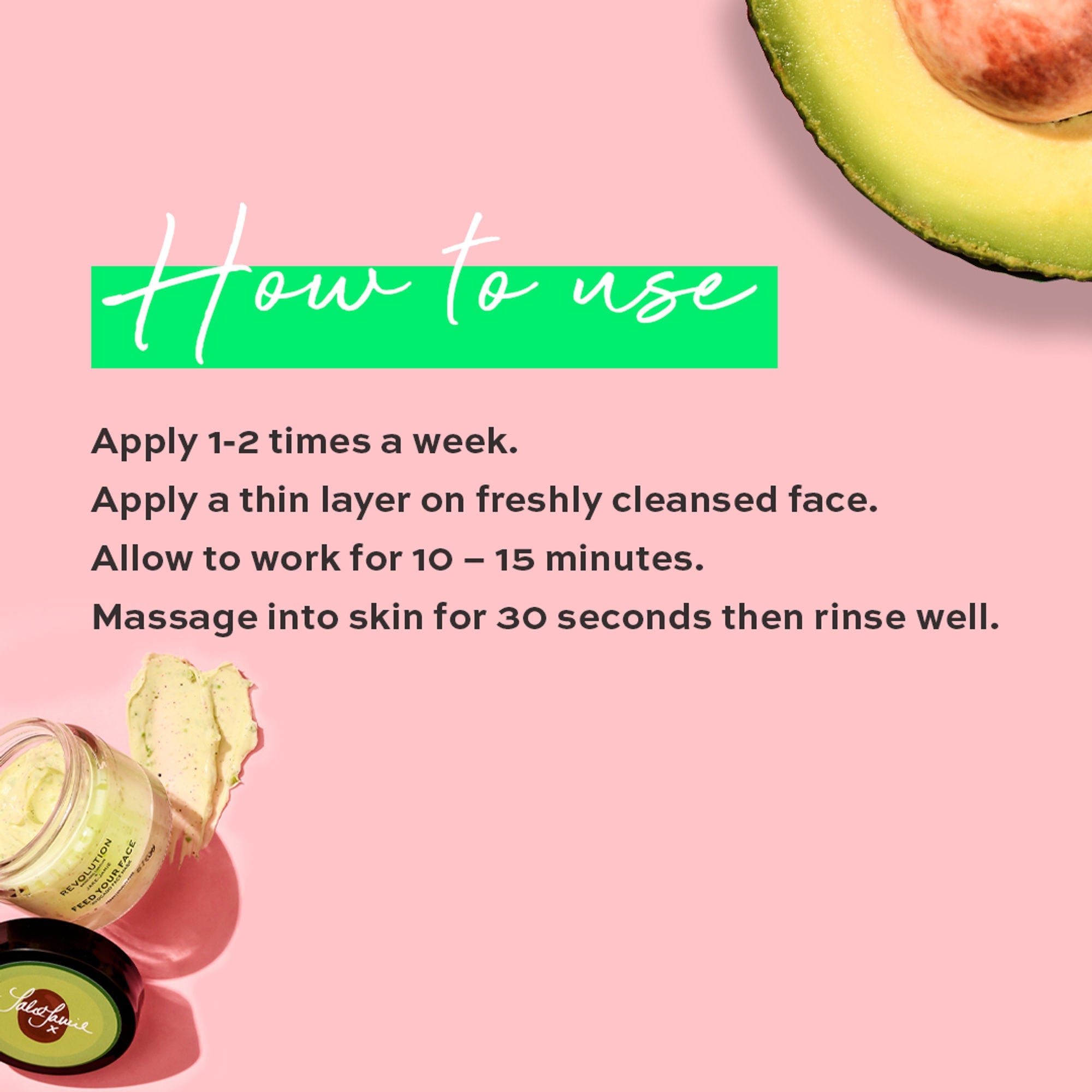 Makeup Revolution Skincare X Jake - Jamie Avocado Face Mask