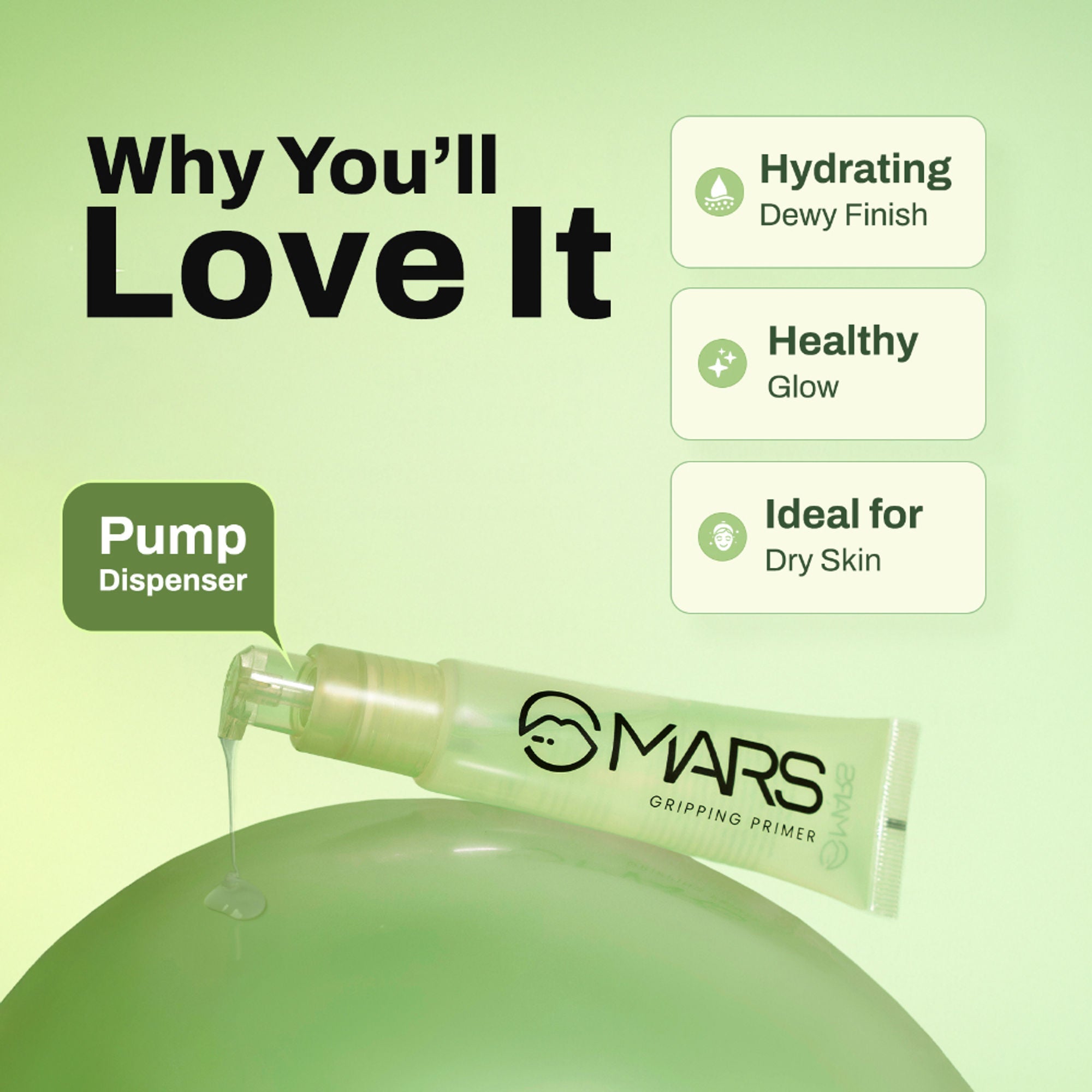 MARS Cosmetics Its Glow Clock Primer Griping Glow