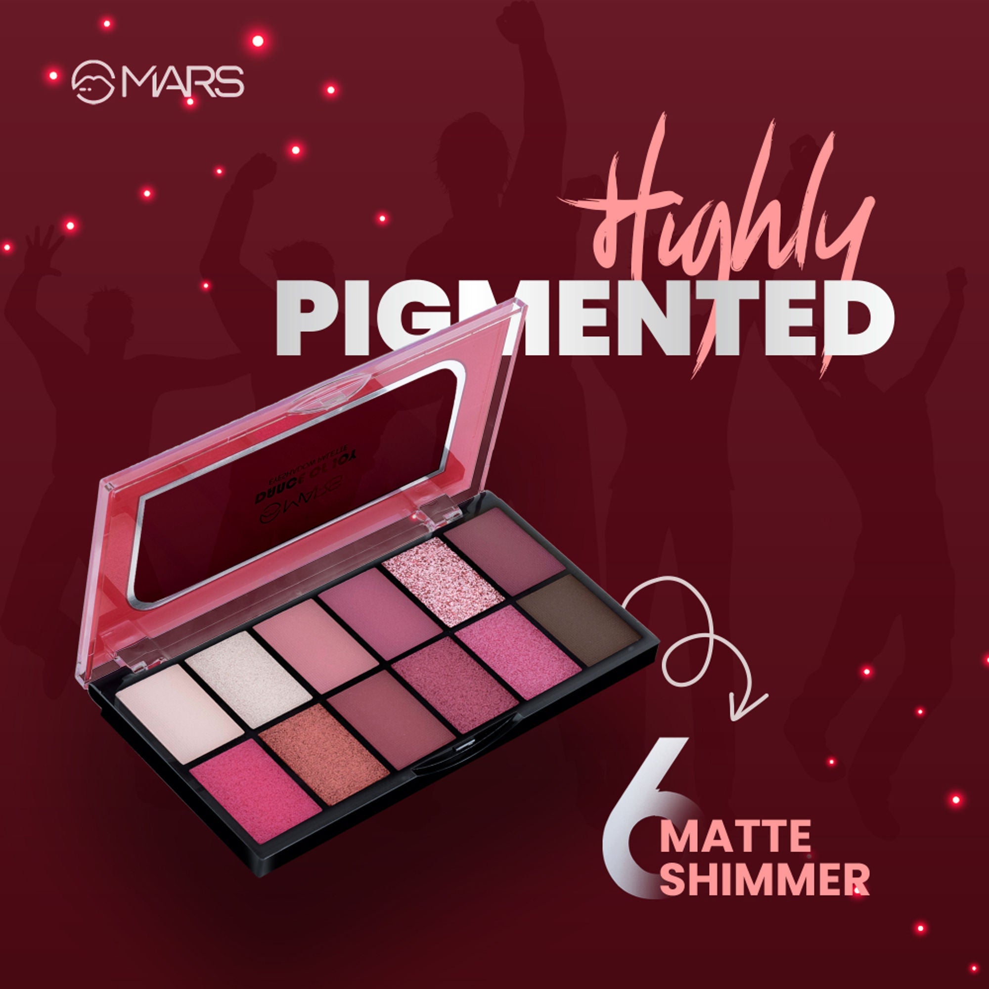 MARS Cosmetics Dance Of Joy Eyeshadow Palette - Shade 03