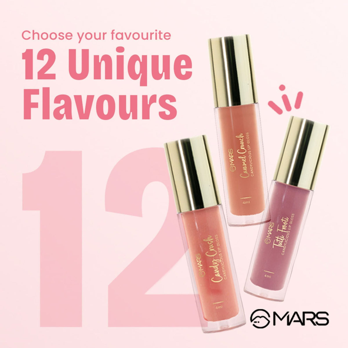 MARS Cosmetics Candylicious Colored Lip Gloss - Candy Floss