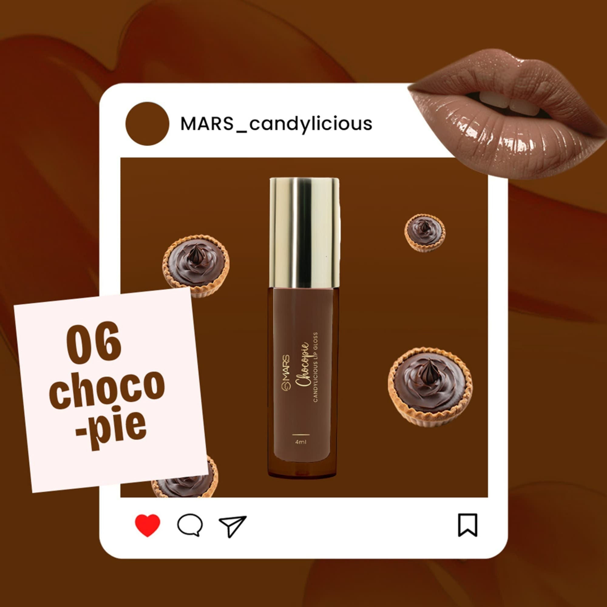 MARS Cosmetics Candylicious Colored Lip Gloss - Chocopie