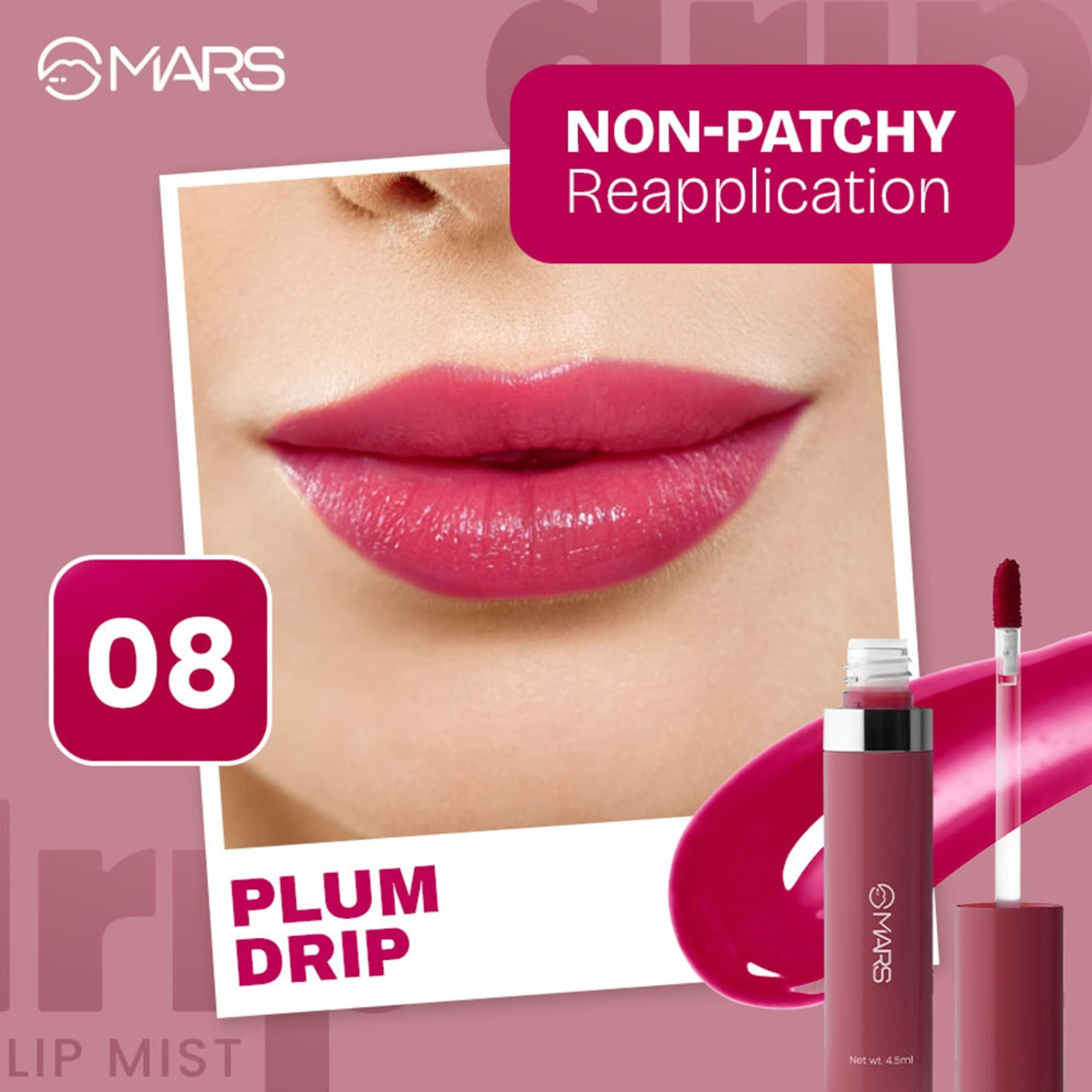 MARS Cosmetics Drip Lip Mist - 08 Plum Drip