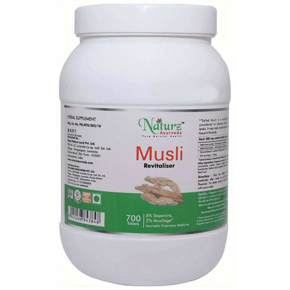 Naturz Ayurveda Musli Revitaliser Tablets